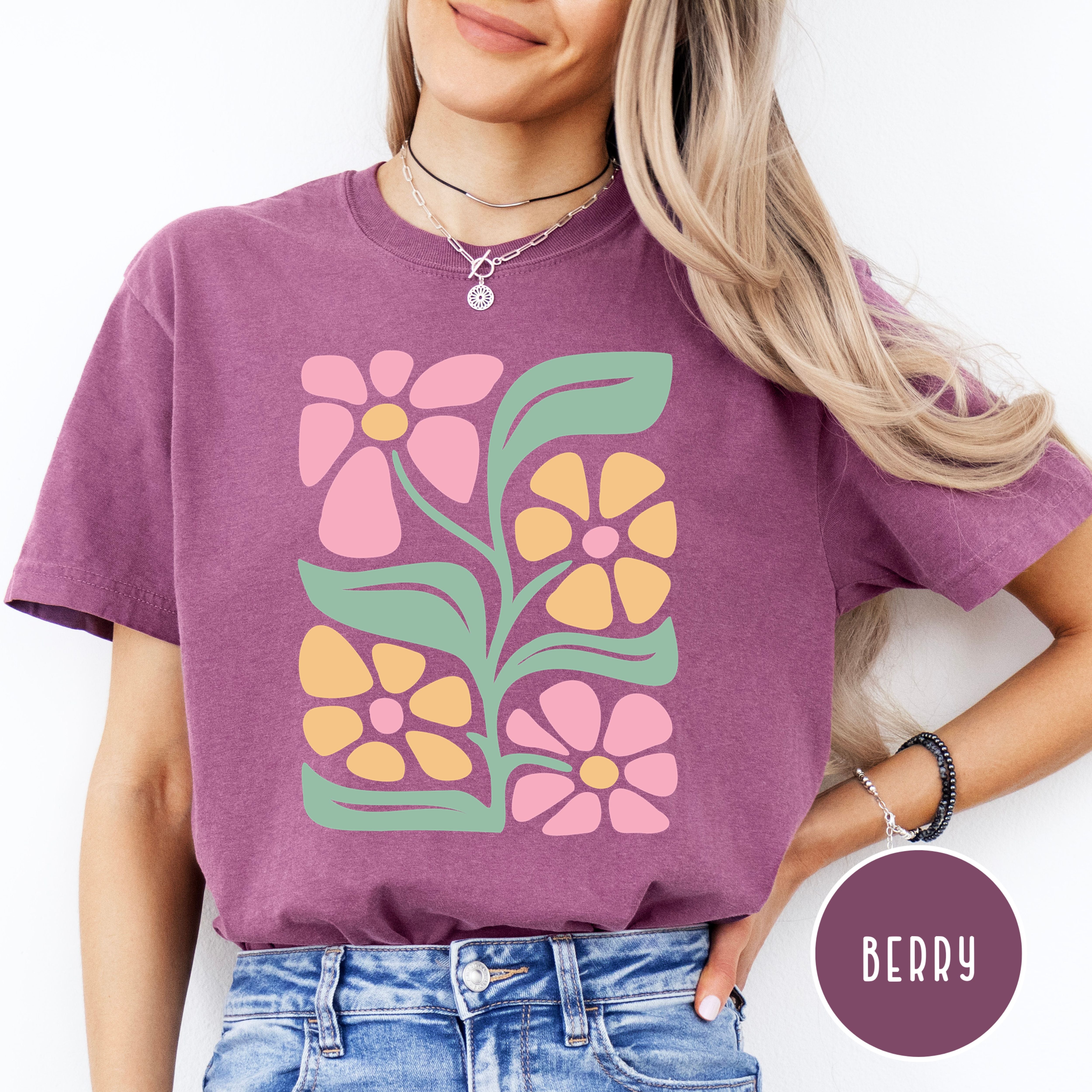 Floral Spring Comfort Colors® Tee