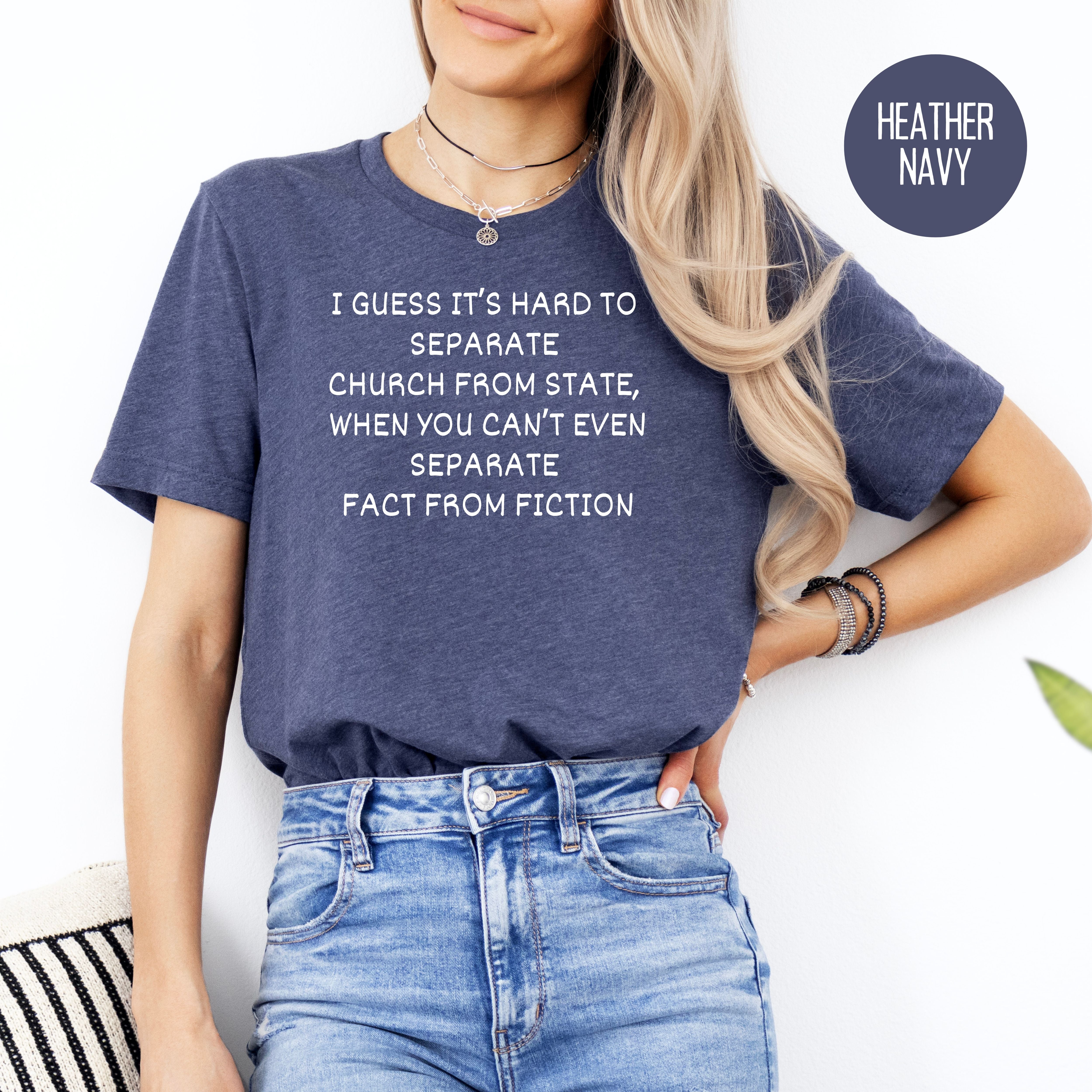 Political Humor Separation of Church and State Tee