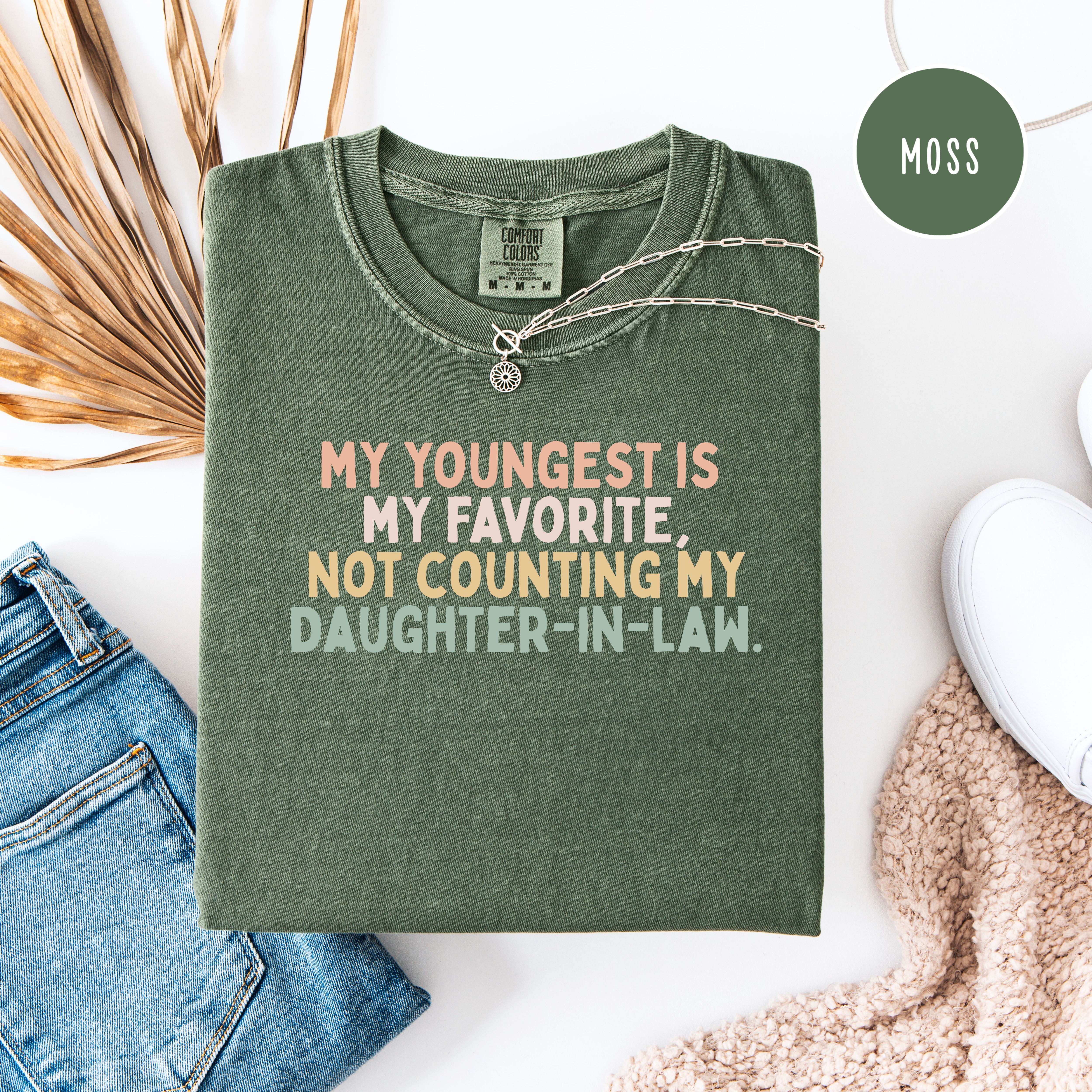 Daughter-In-Law Comfort Colors T-Shirt, Mother's Day Gift, Father's Day Gift