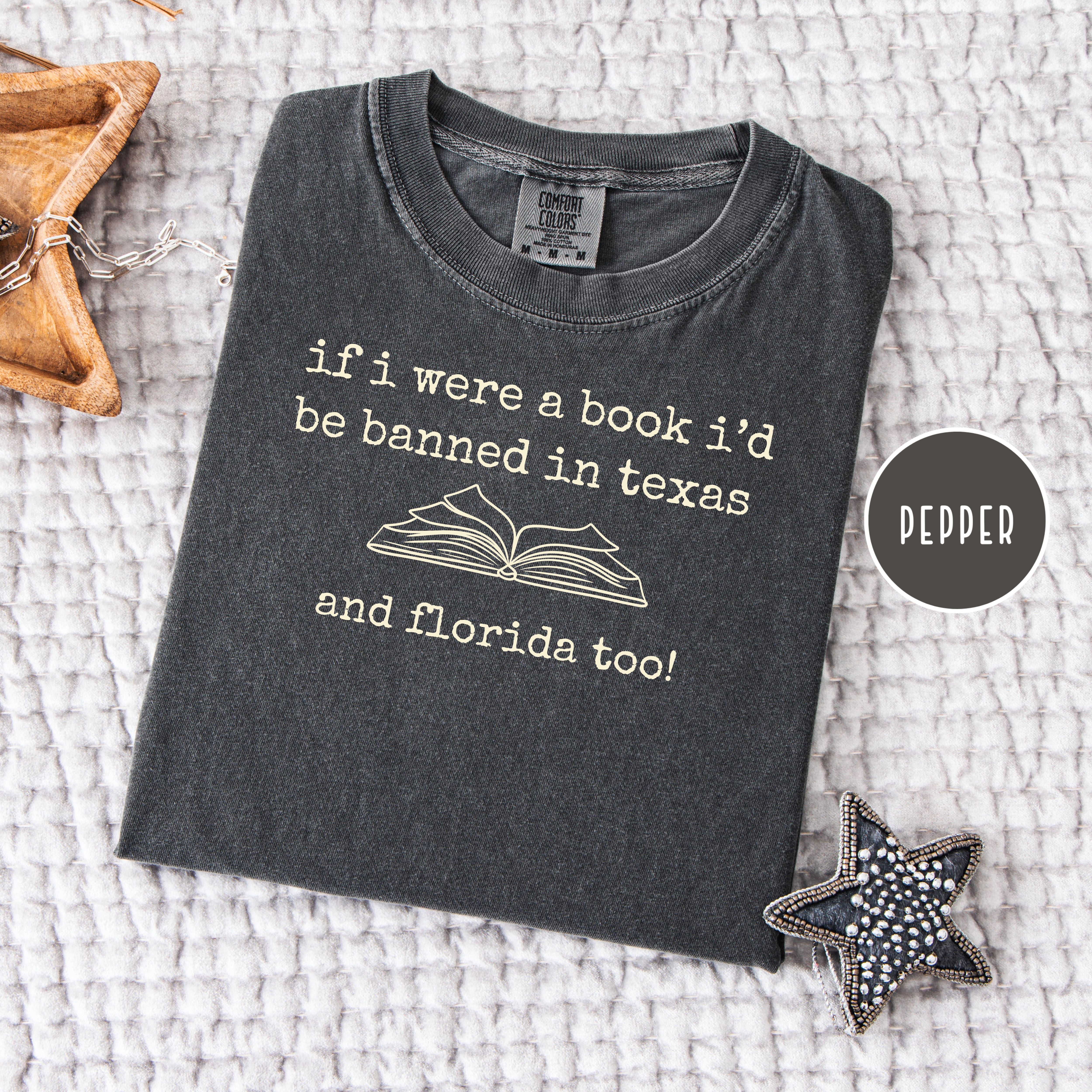 Funny Banned Books Comfort Colors Political Activist Shirt