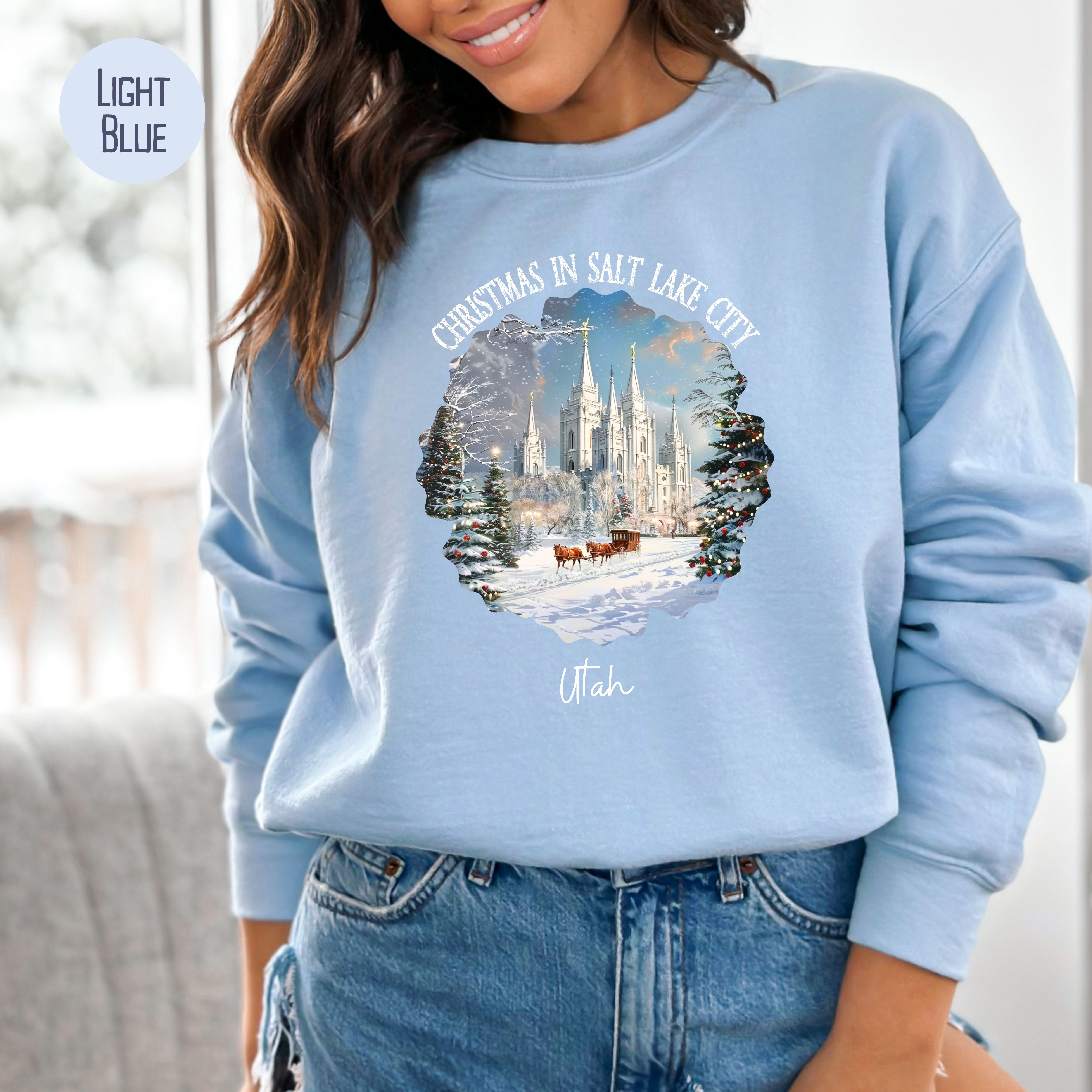 Christmas in Salt Lake City Utah Sweatshirt