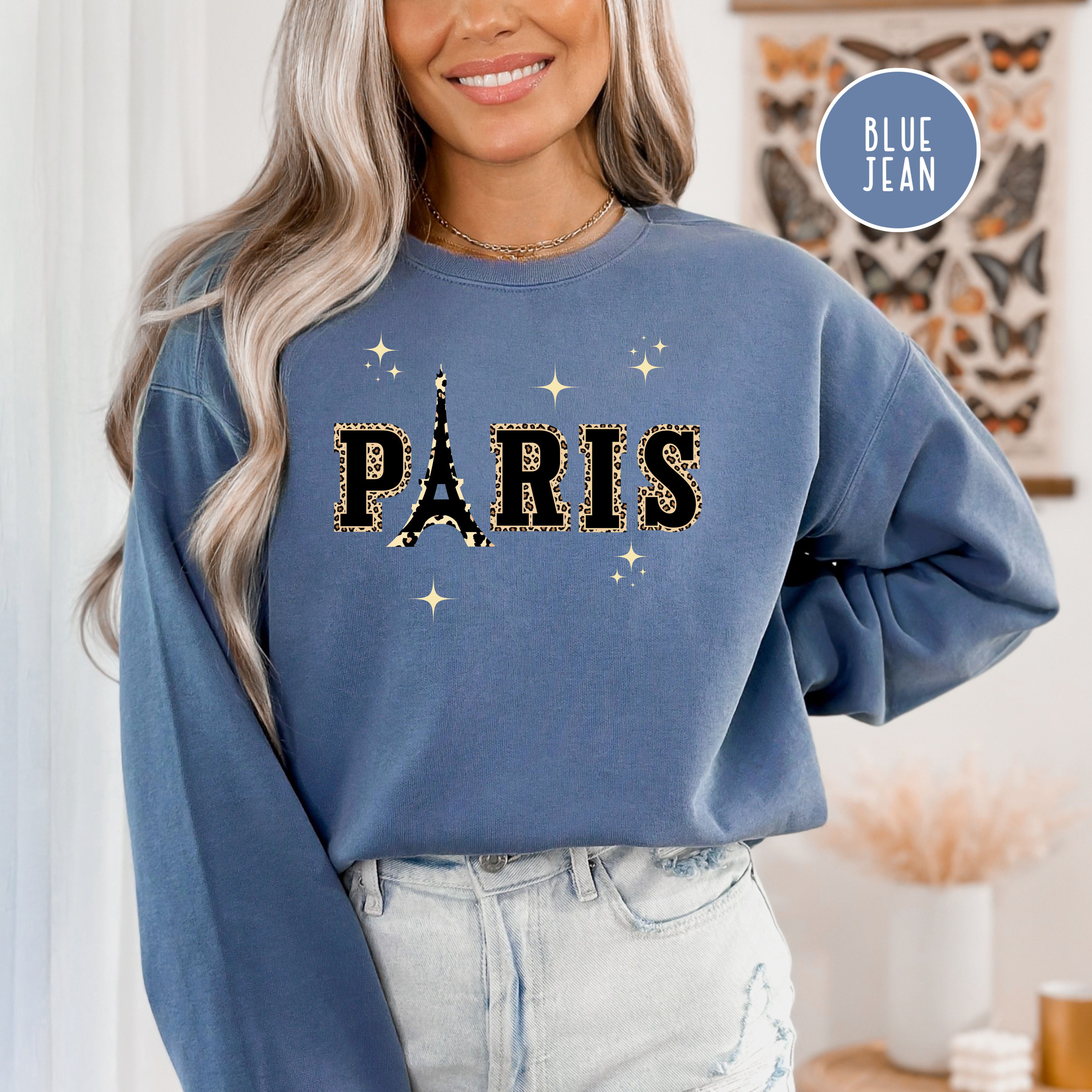 Paris Cheta Comfort Colors® Sweatshirt