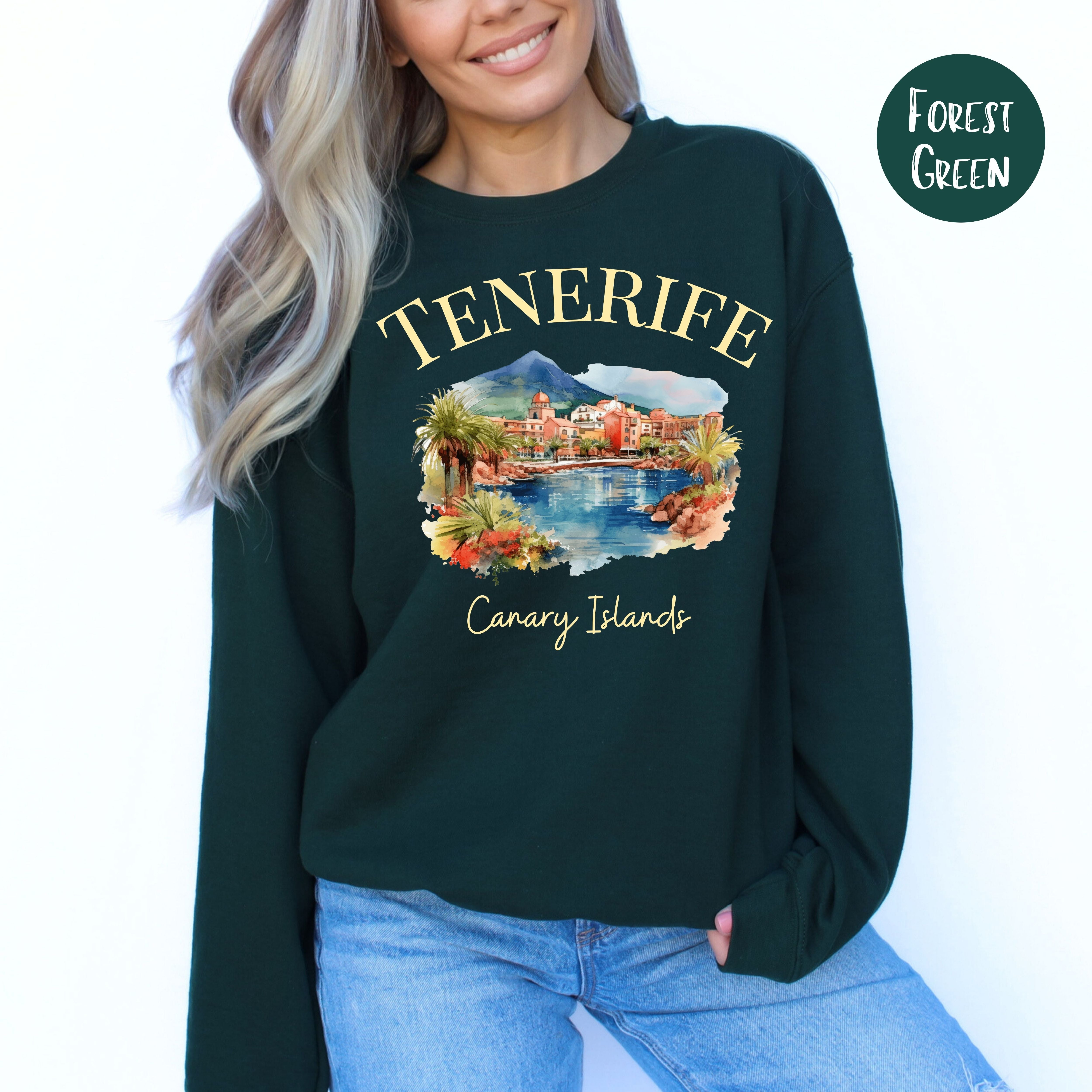 Tenerife Canary Islands Spain Vacation Gift Sweater