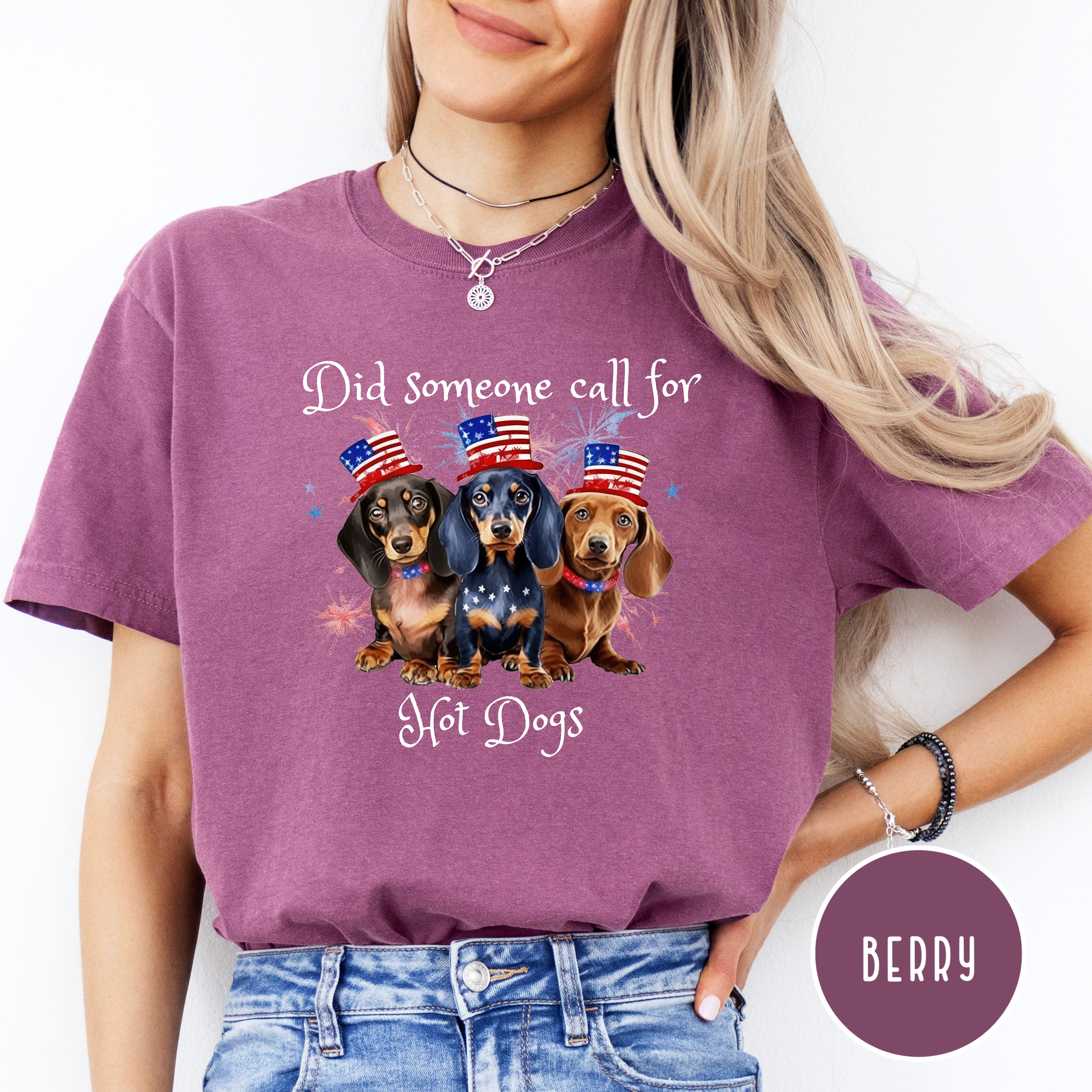 Funny Wiener Dog BBQ Picnic Comfort Colors® Tee