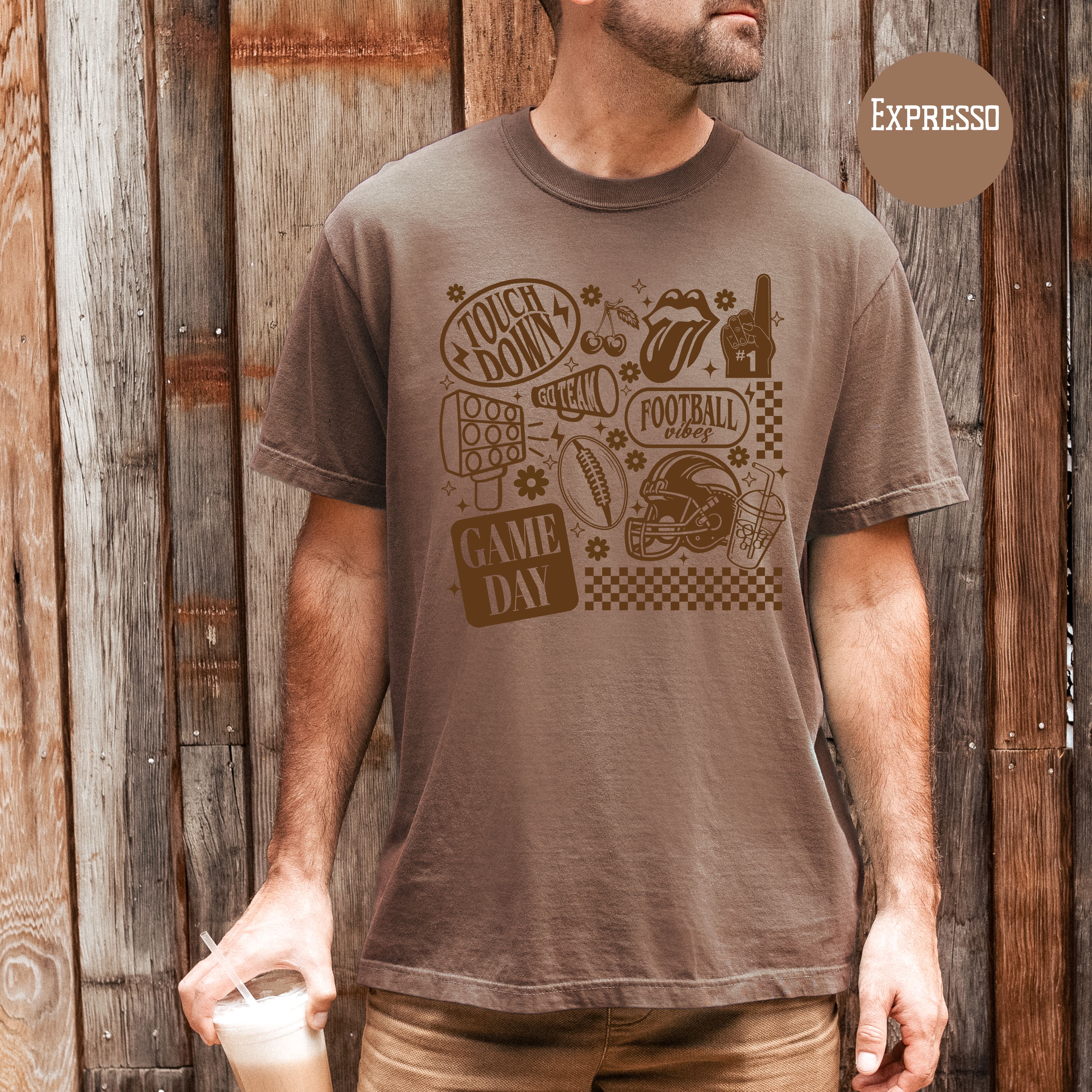 Football Comfort Colors Game Day Shirts