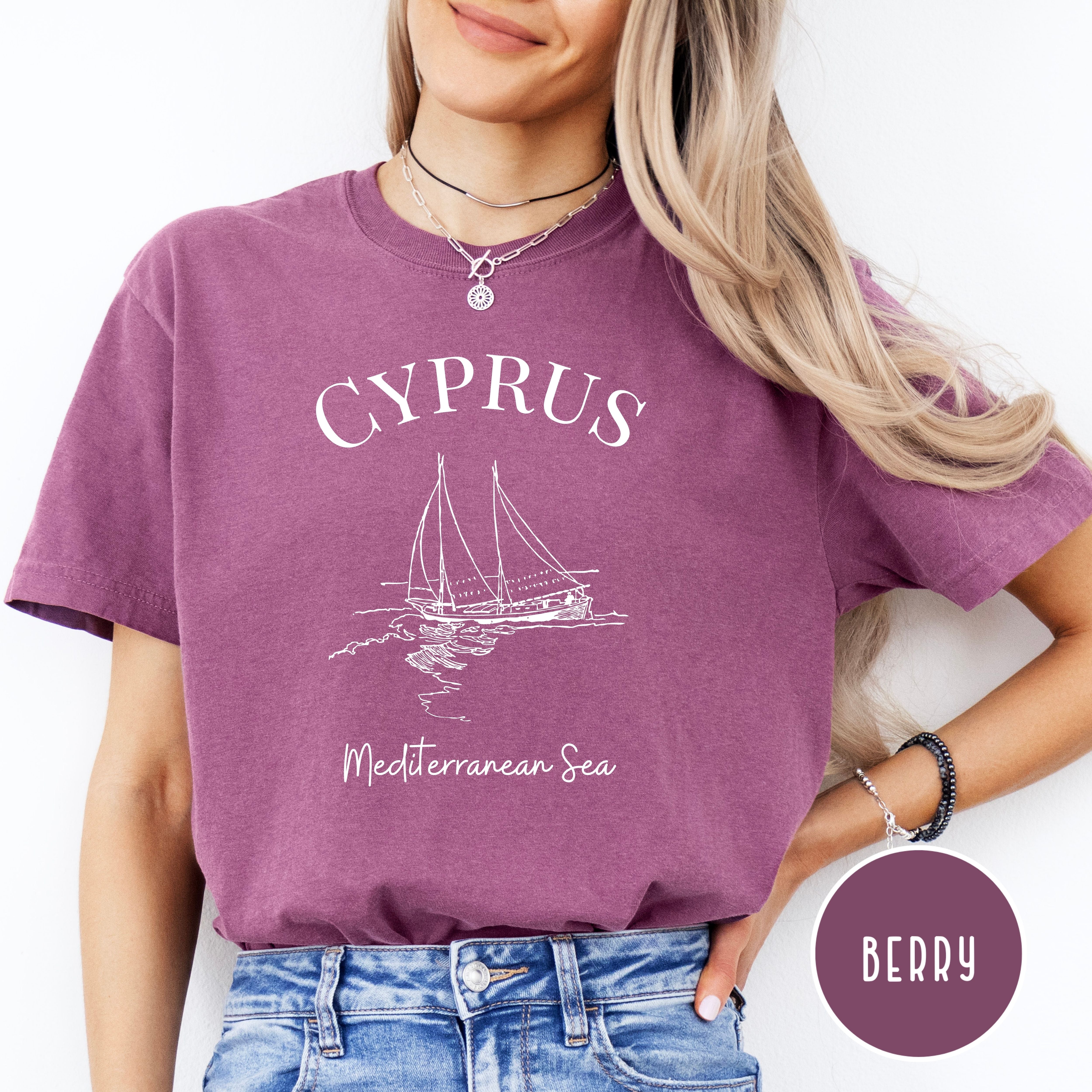 Cyprus Island Sailing Comfort Colors® Tee