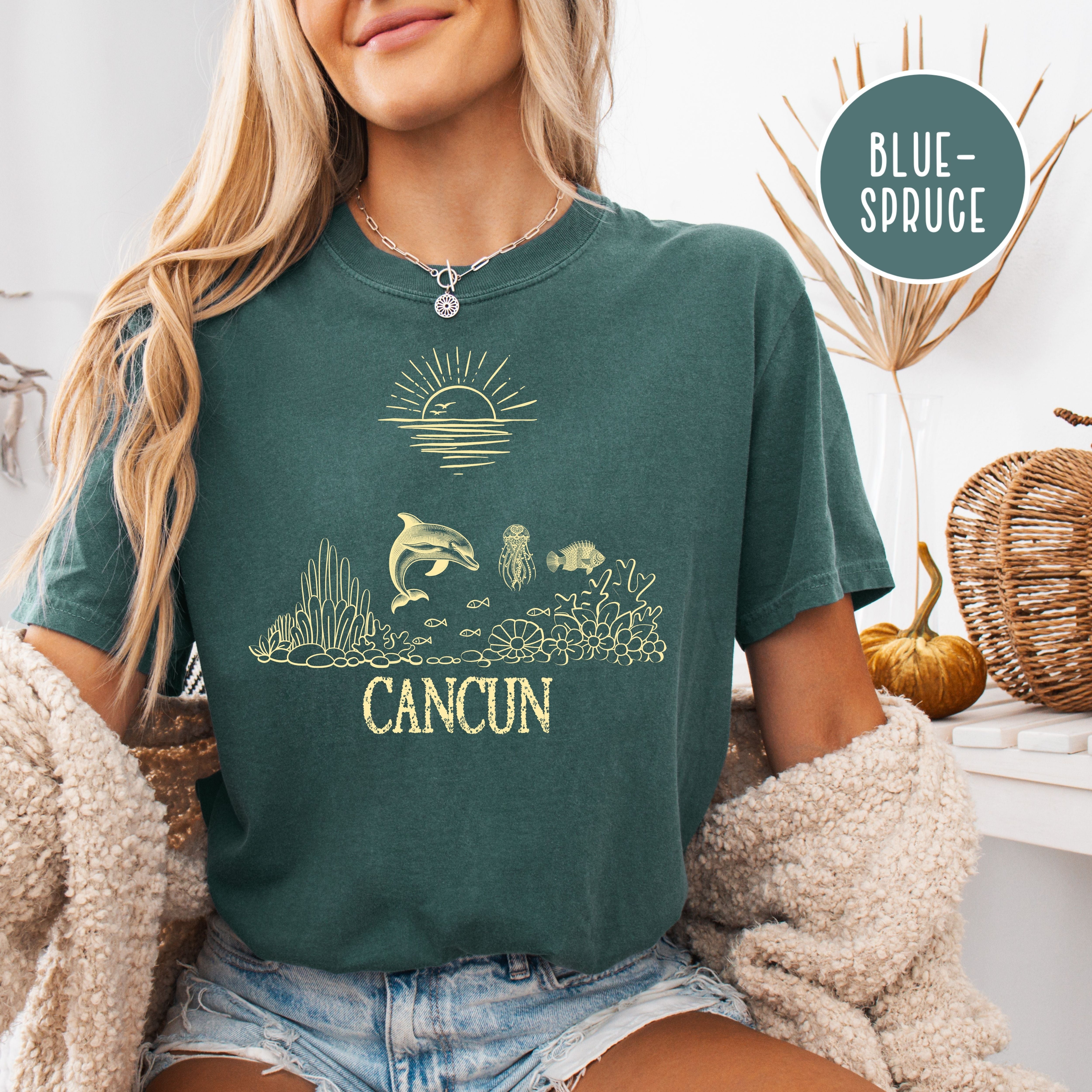 Cancun Mexico Vacation Gift Comfort Colors® Tee