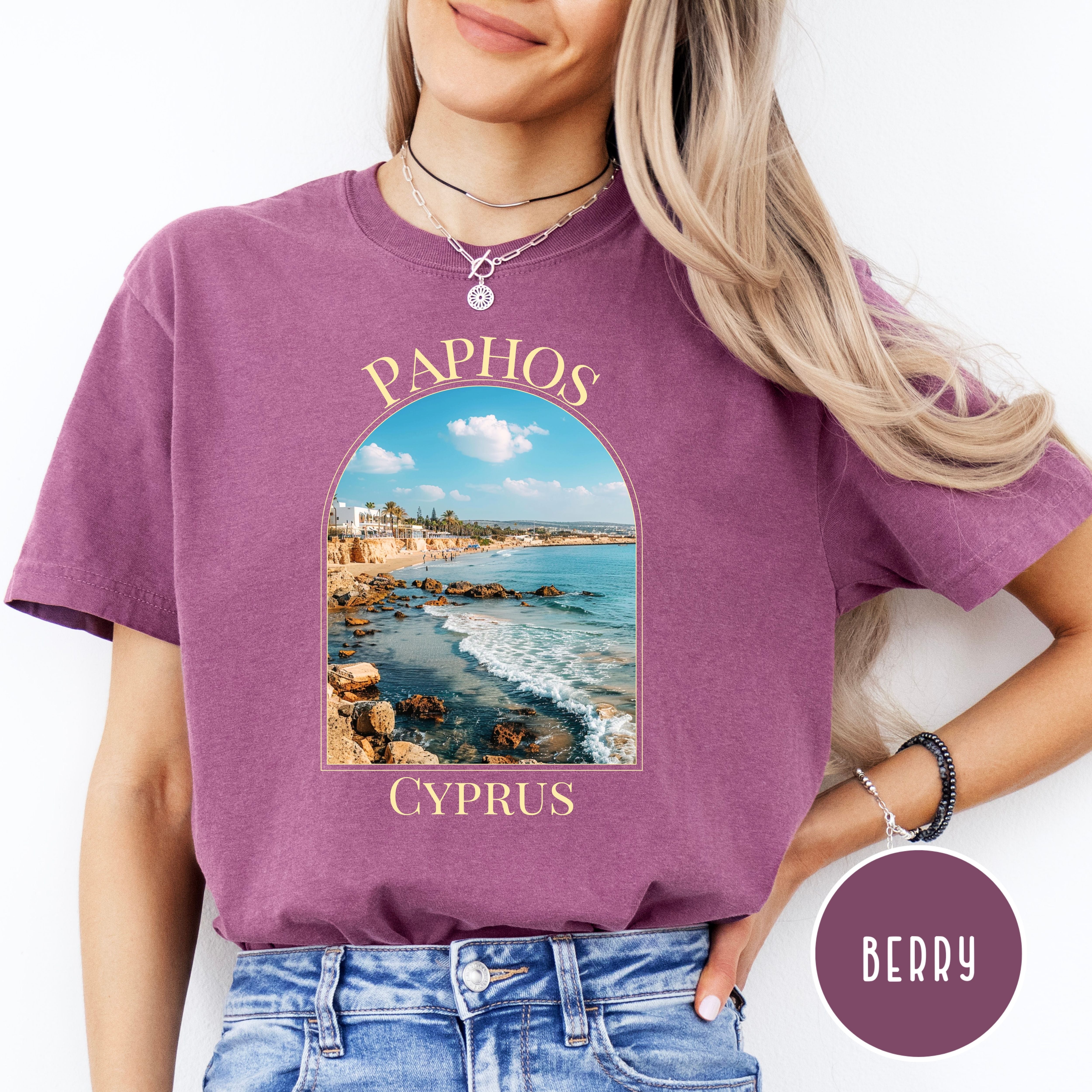 Paphos Cyprus Island Comfort Colors® Tee