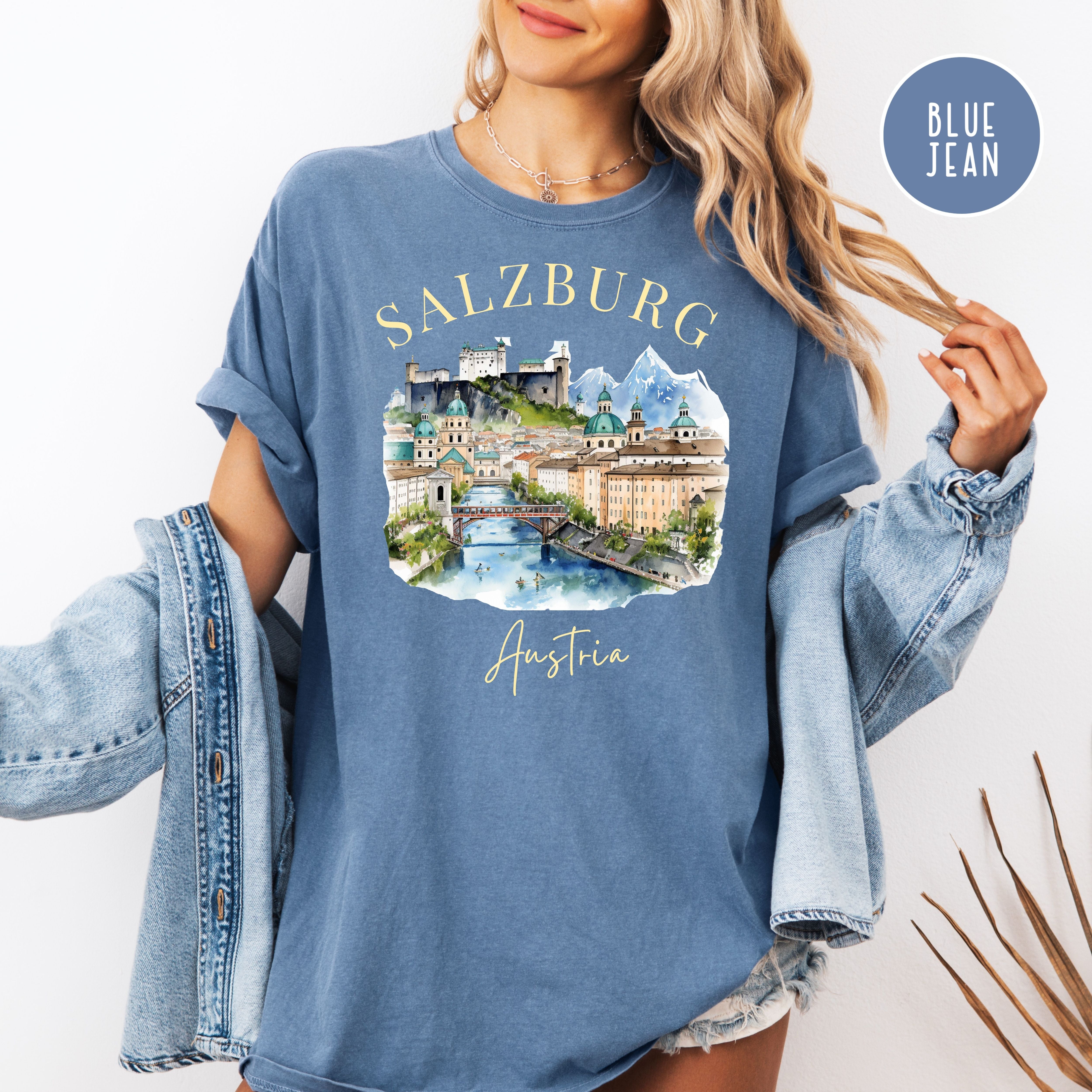 Salzburg Austria Comfort Colors Tee Shirt