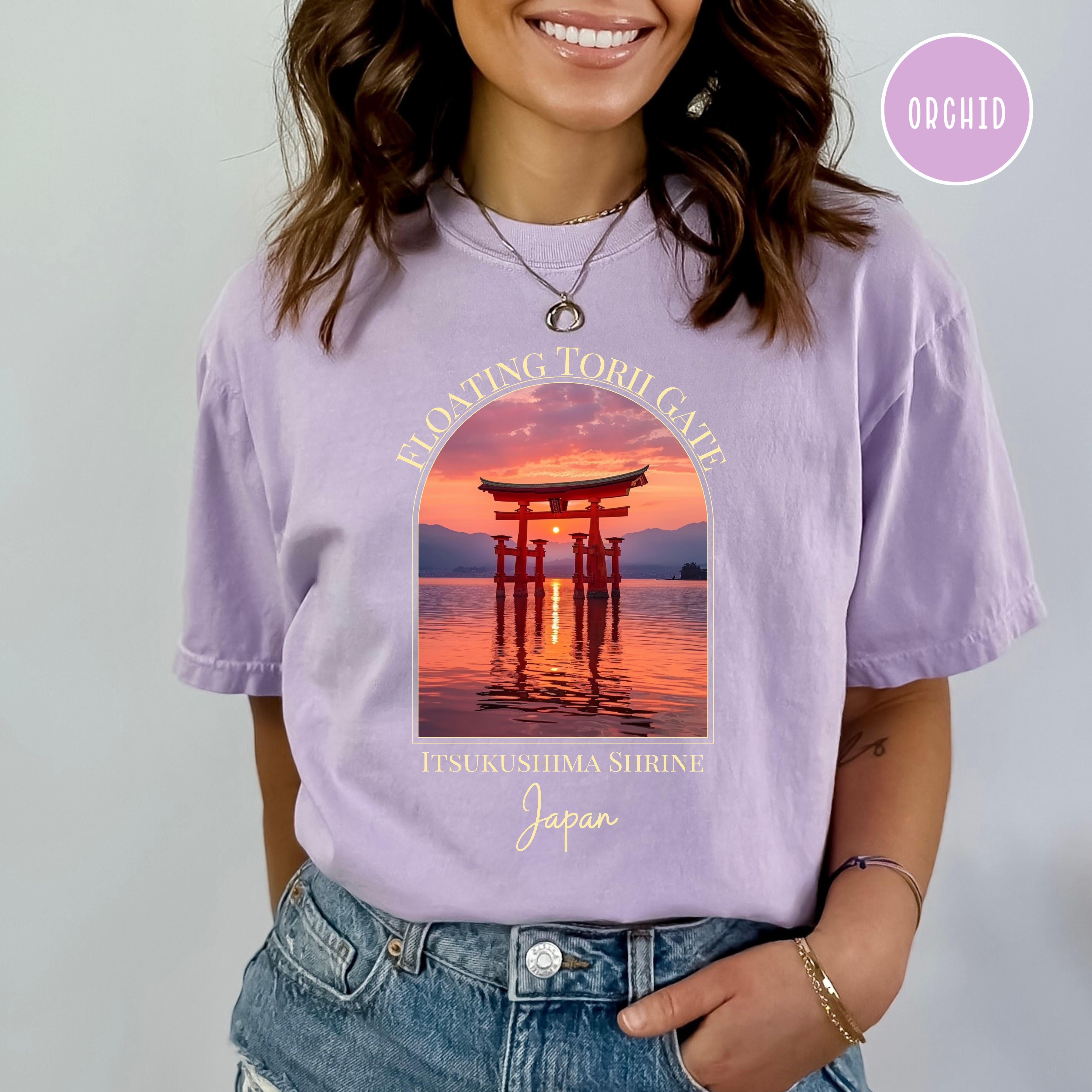 Floating Torii Gate Miyajima Shrine Comfort Colors® Tee