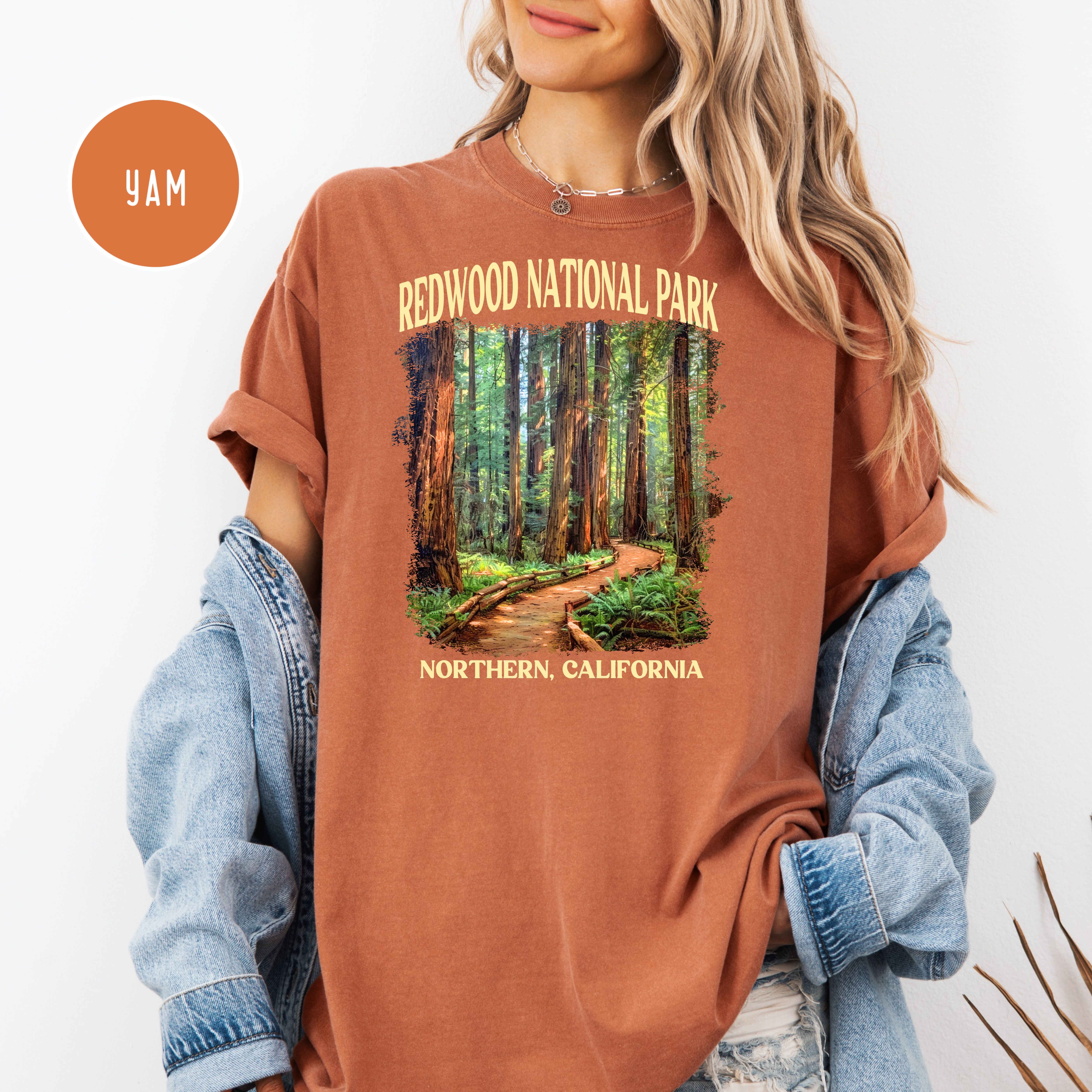 Redwood National Park Comfort Colors California Vacation Gift T-Shirt
