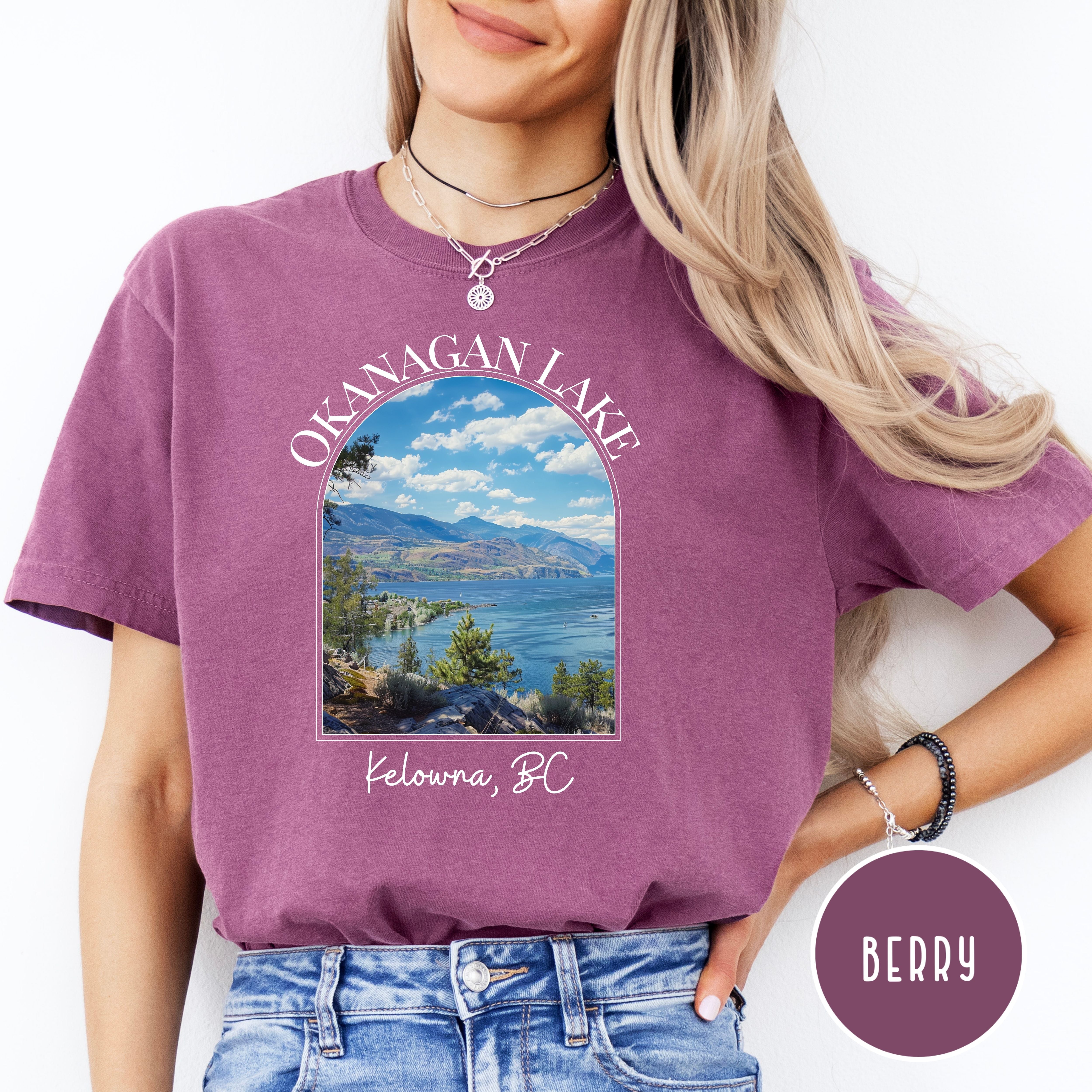 Okanagan Lake Kelowna British Columbia Comfort Colors® Tee