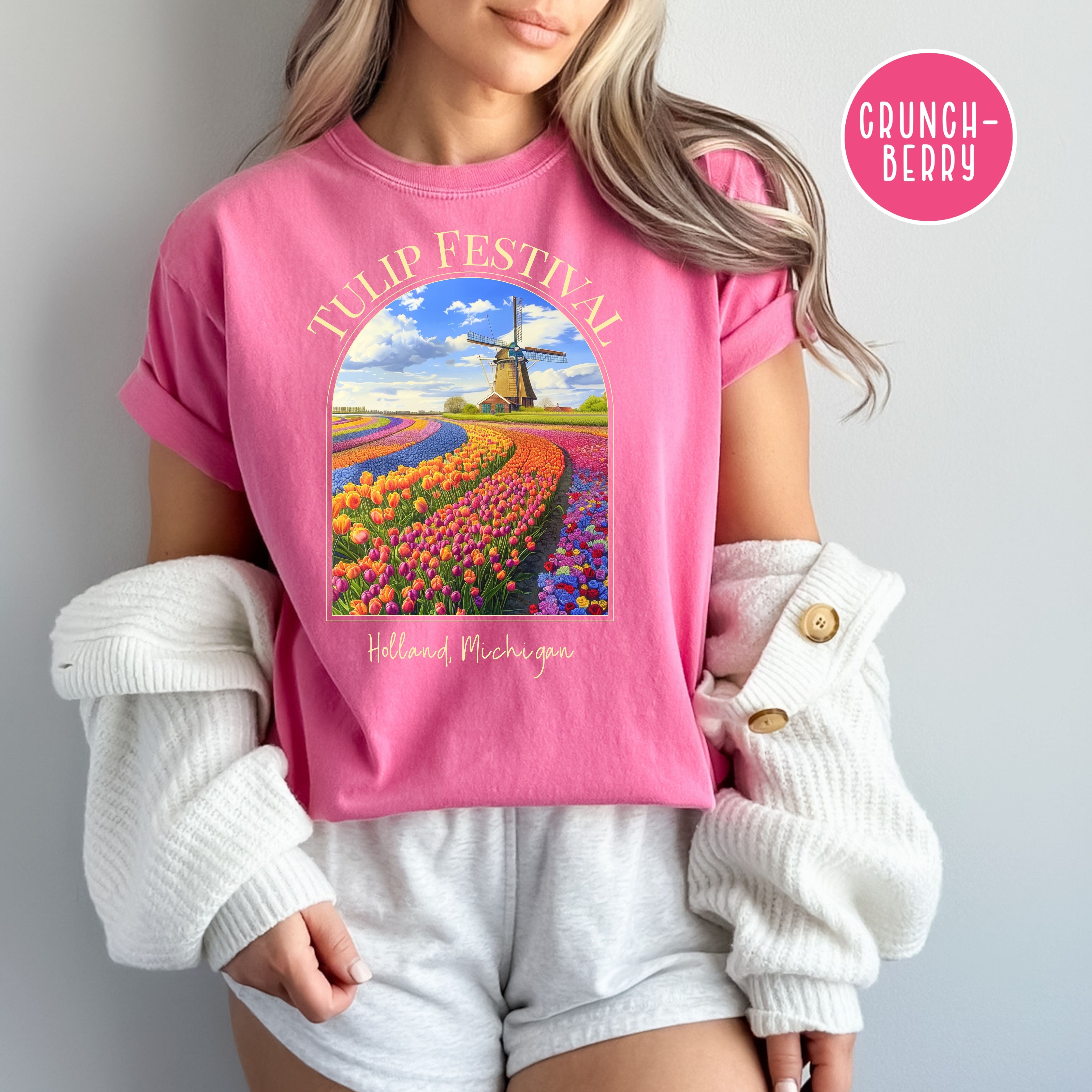 Tulip Festival in Holland Michigan Comfort Colors® Tee