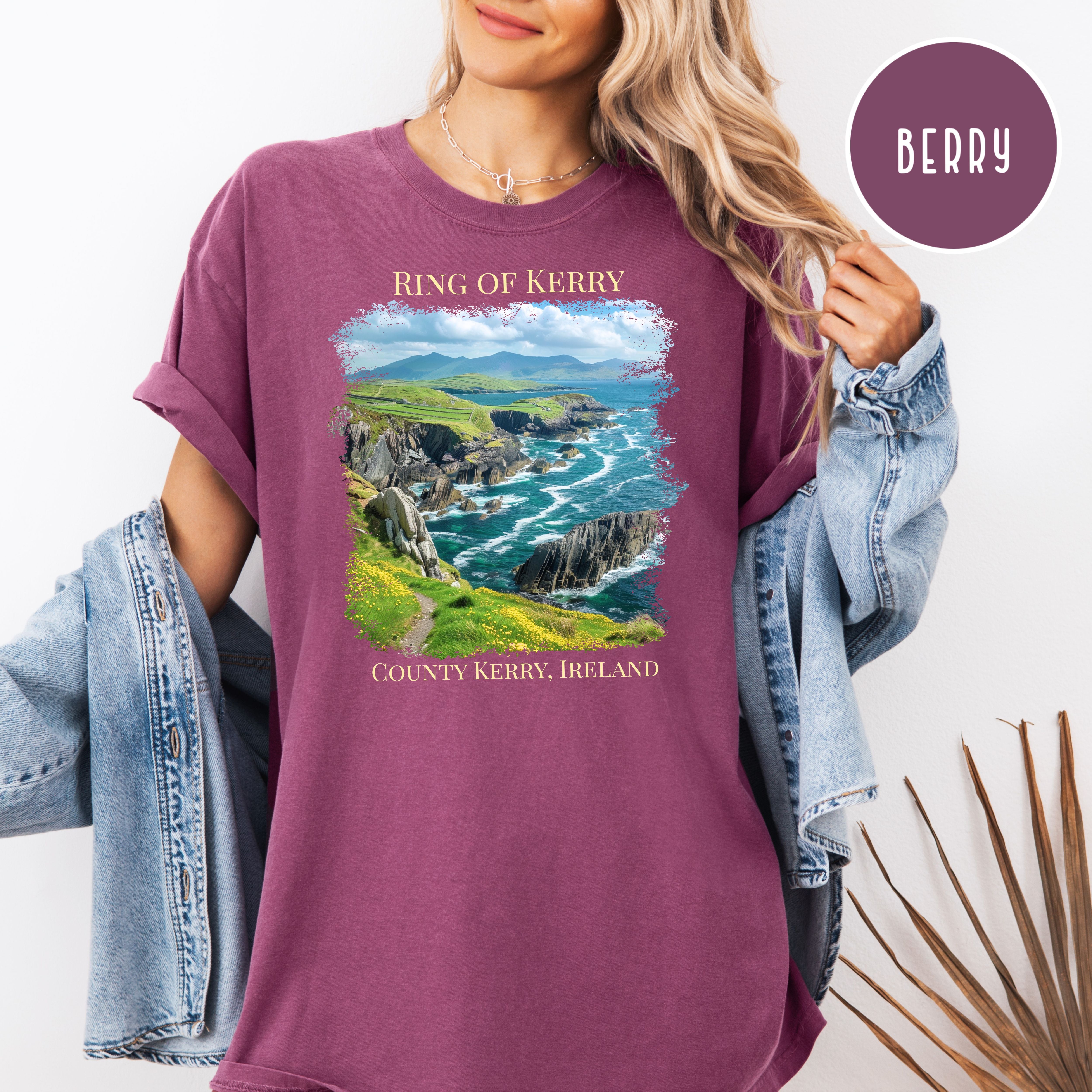 Dublin Ireland Ring of Kerry Comfort Colors Tee