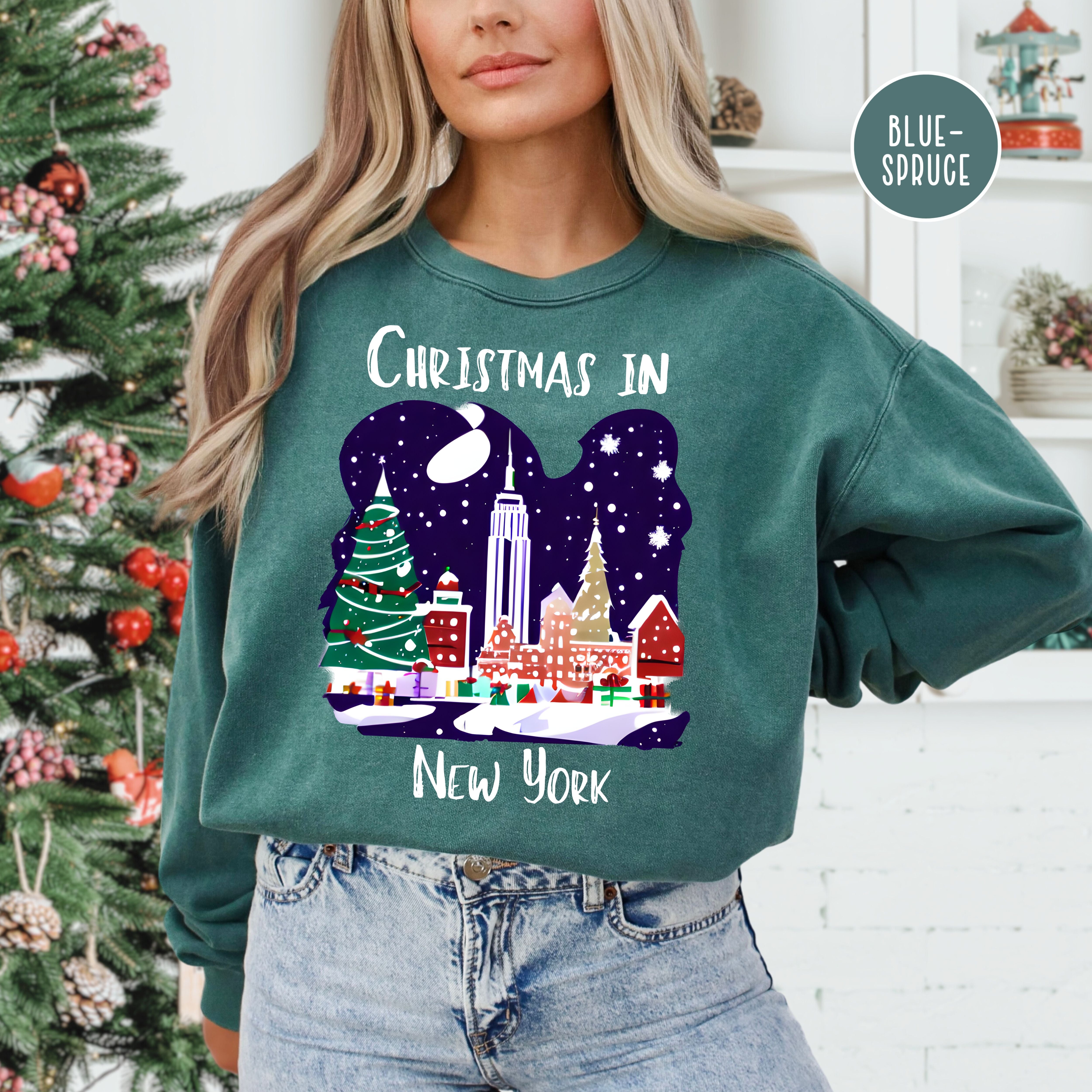 Christmas in New York City Comfort Colors® Sweatshirt