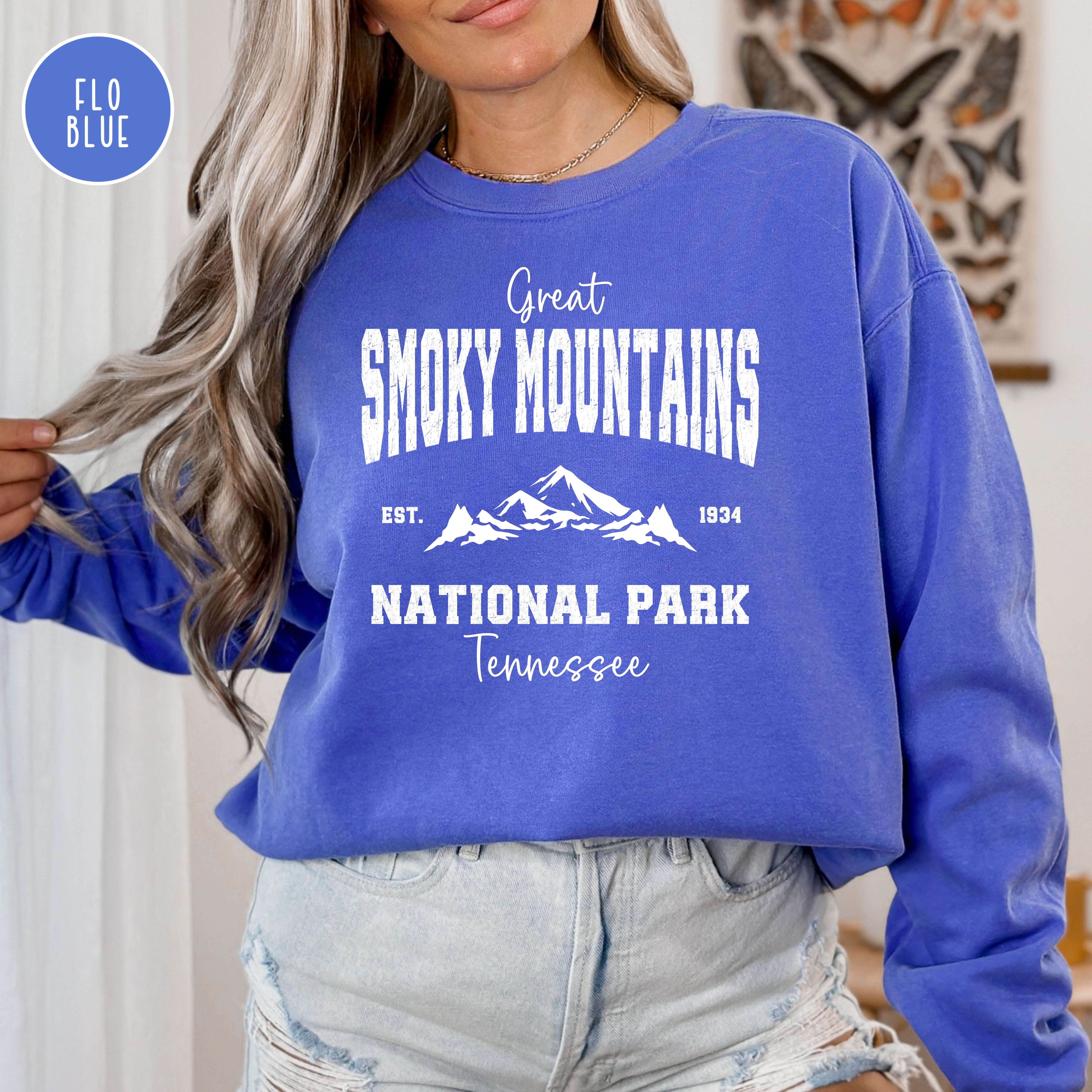 Smoky Mountain National Park Comfort Colors® Sweatshirt