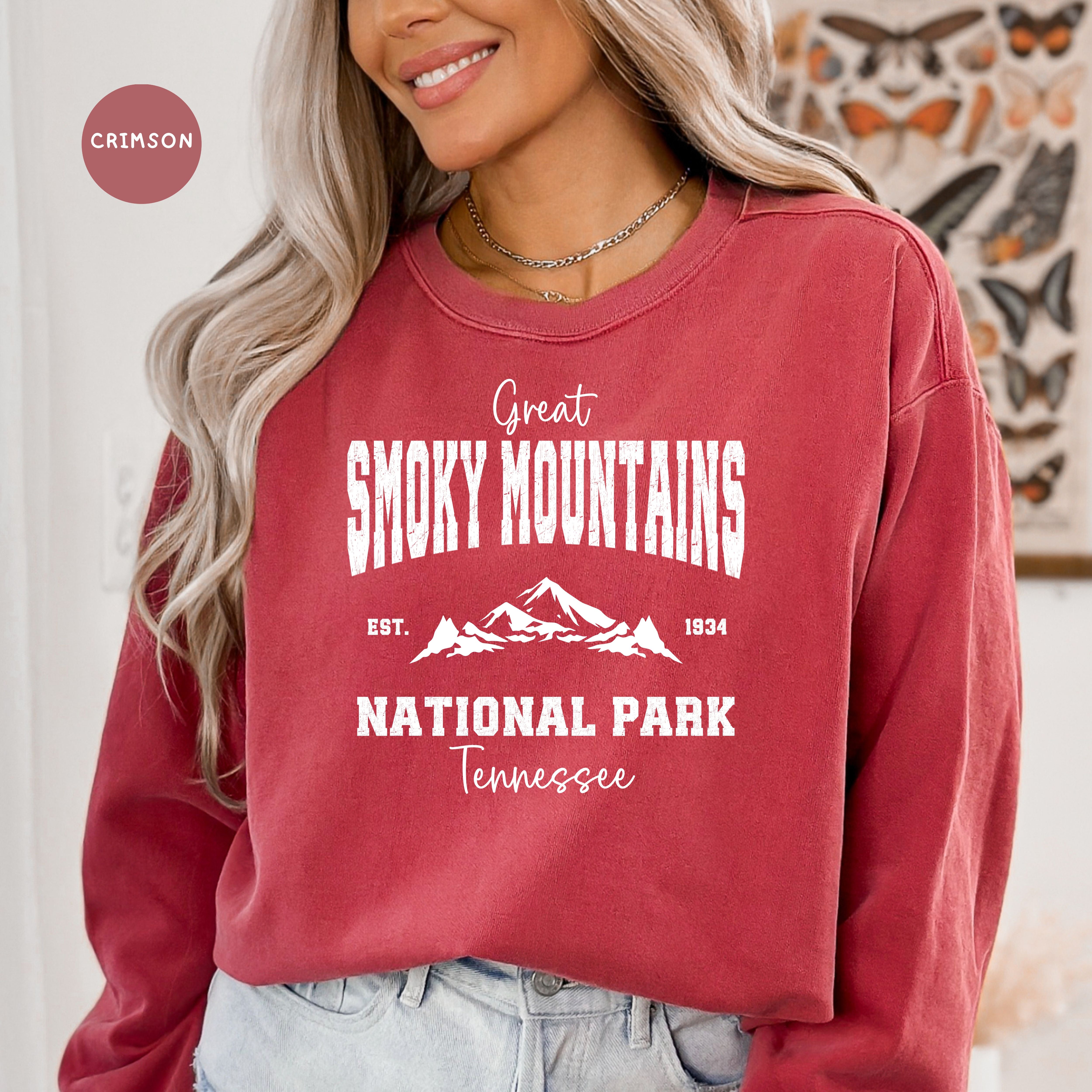 Smoky Mountain National Park Comfort Colors® Sweatshirt
