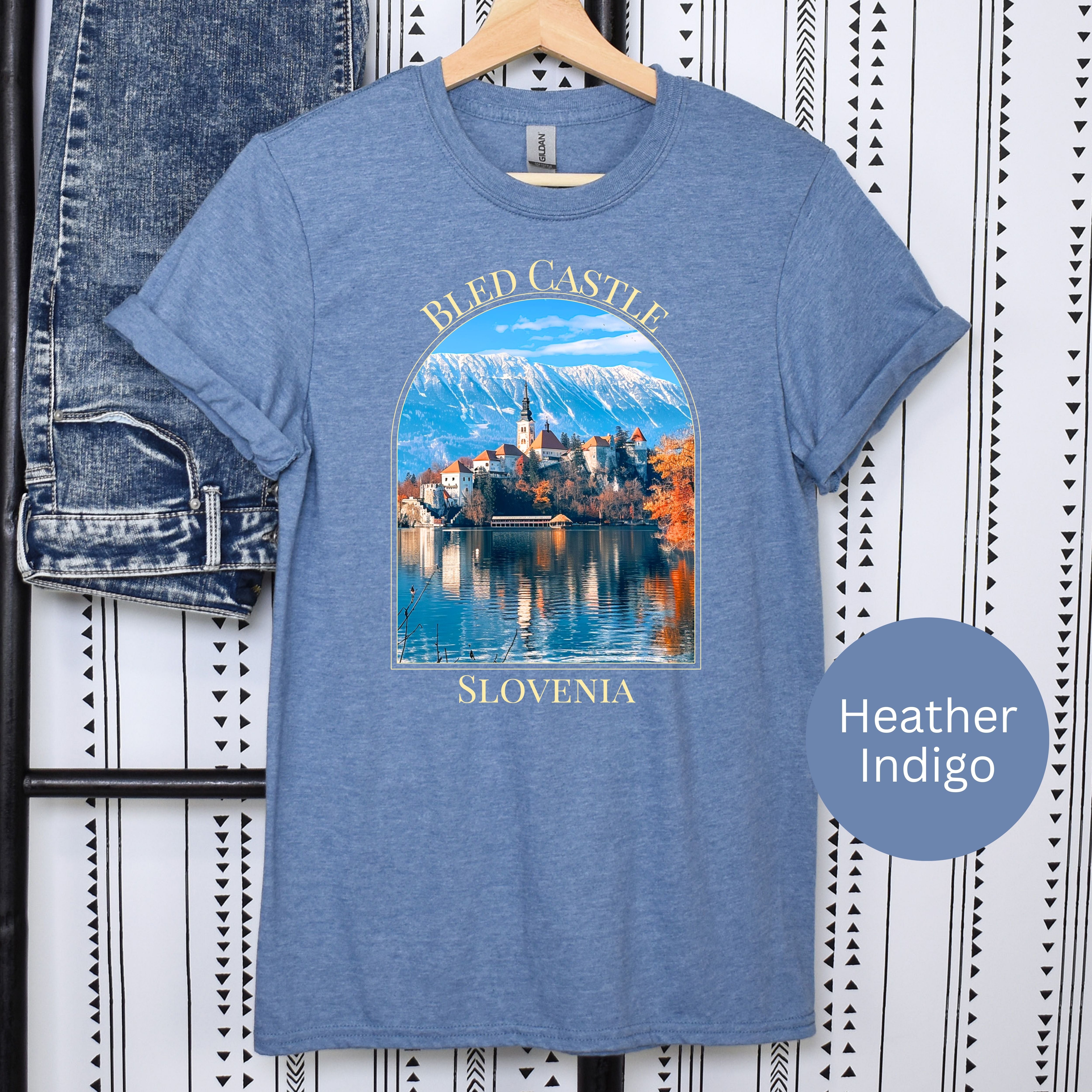 Bled Castle Slovenia Soft-Style Tee
