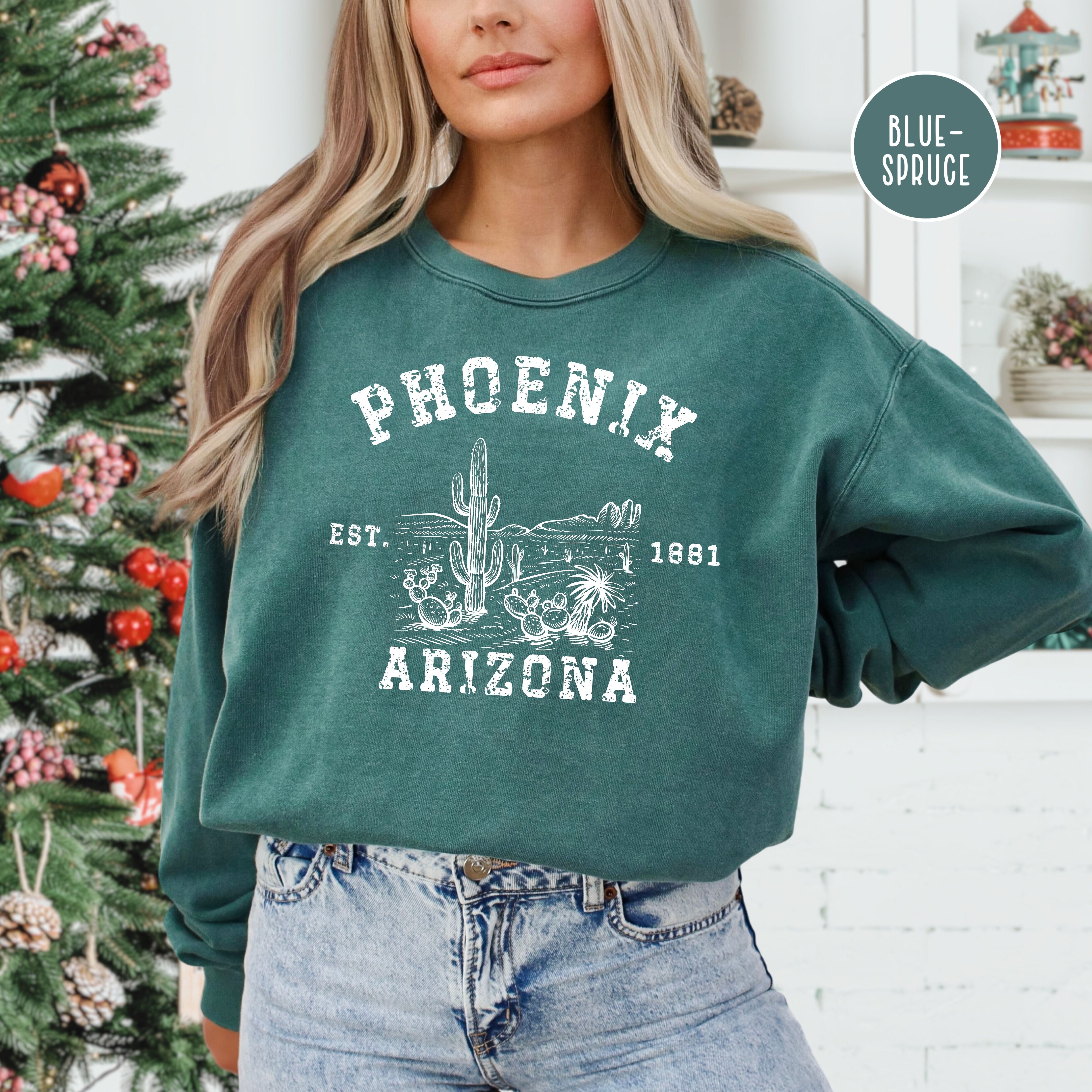 Phoenix Arizona Grunge Style Comfort Colors® Sweatshirt