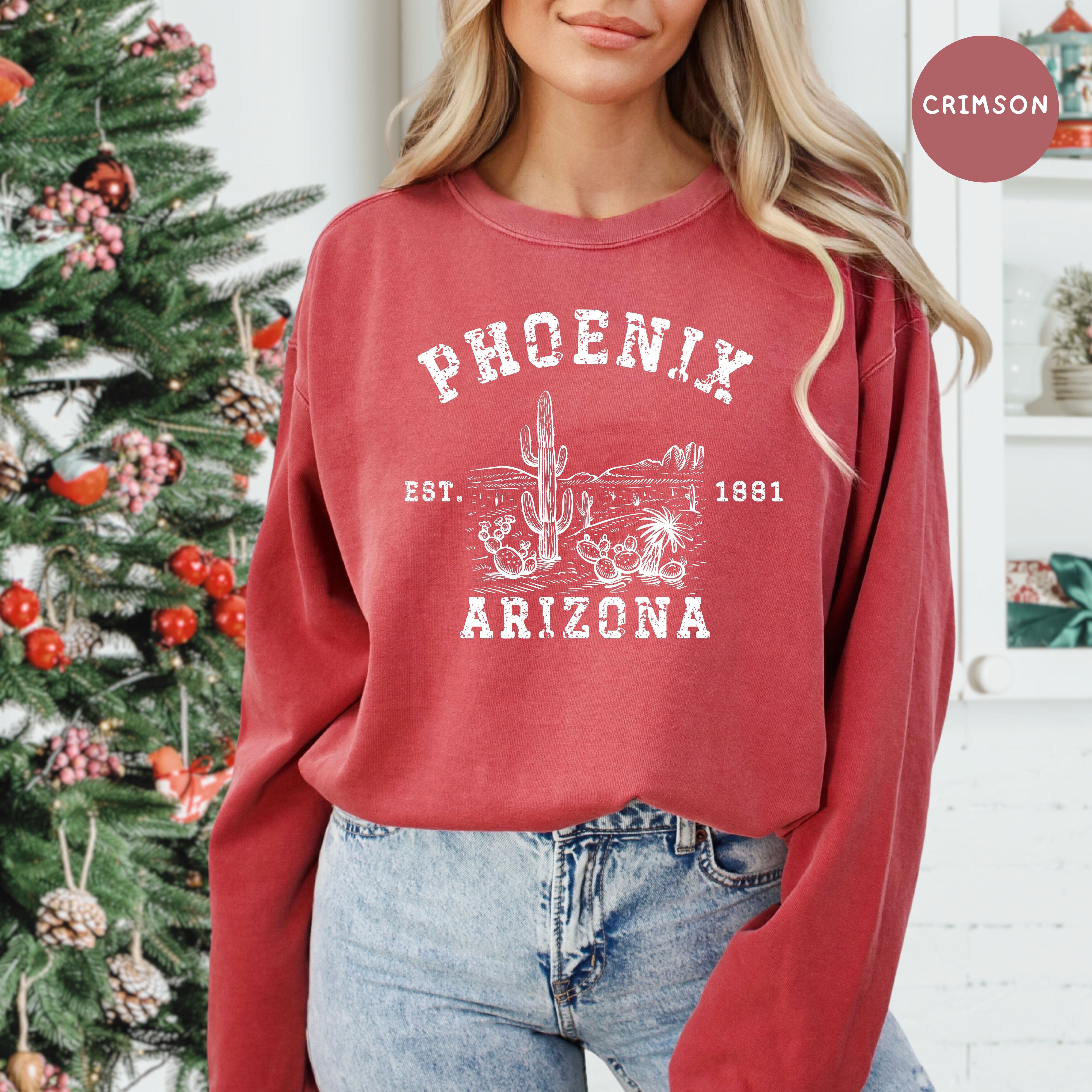 Phoenix Arizona Grunge Style Comfort Colors® Sweatshirt