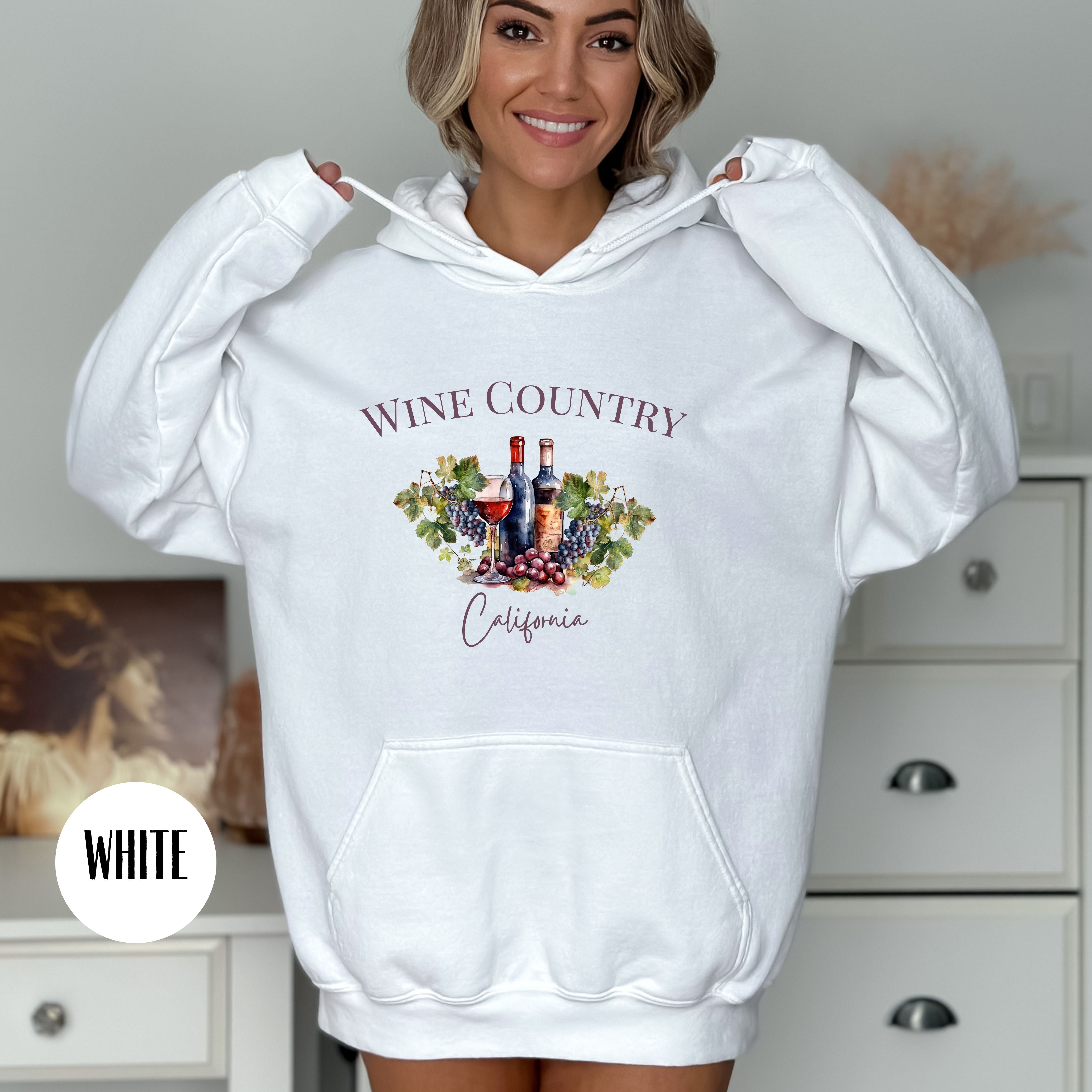 Wine Country California Pullover Hoodie