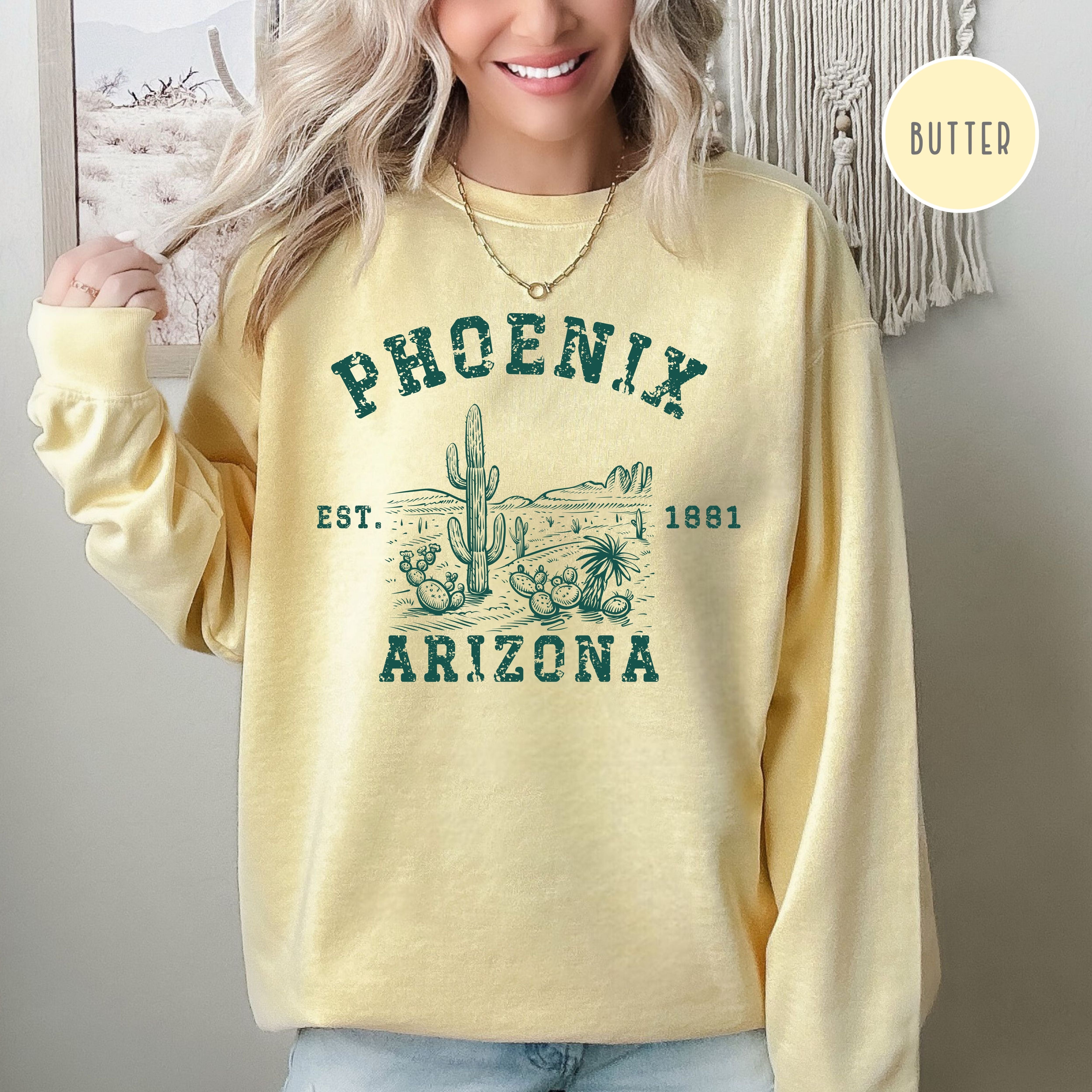 Phoenix Arizona Grunge Style Comfort Colors® Sweatshirt