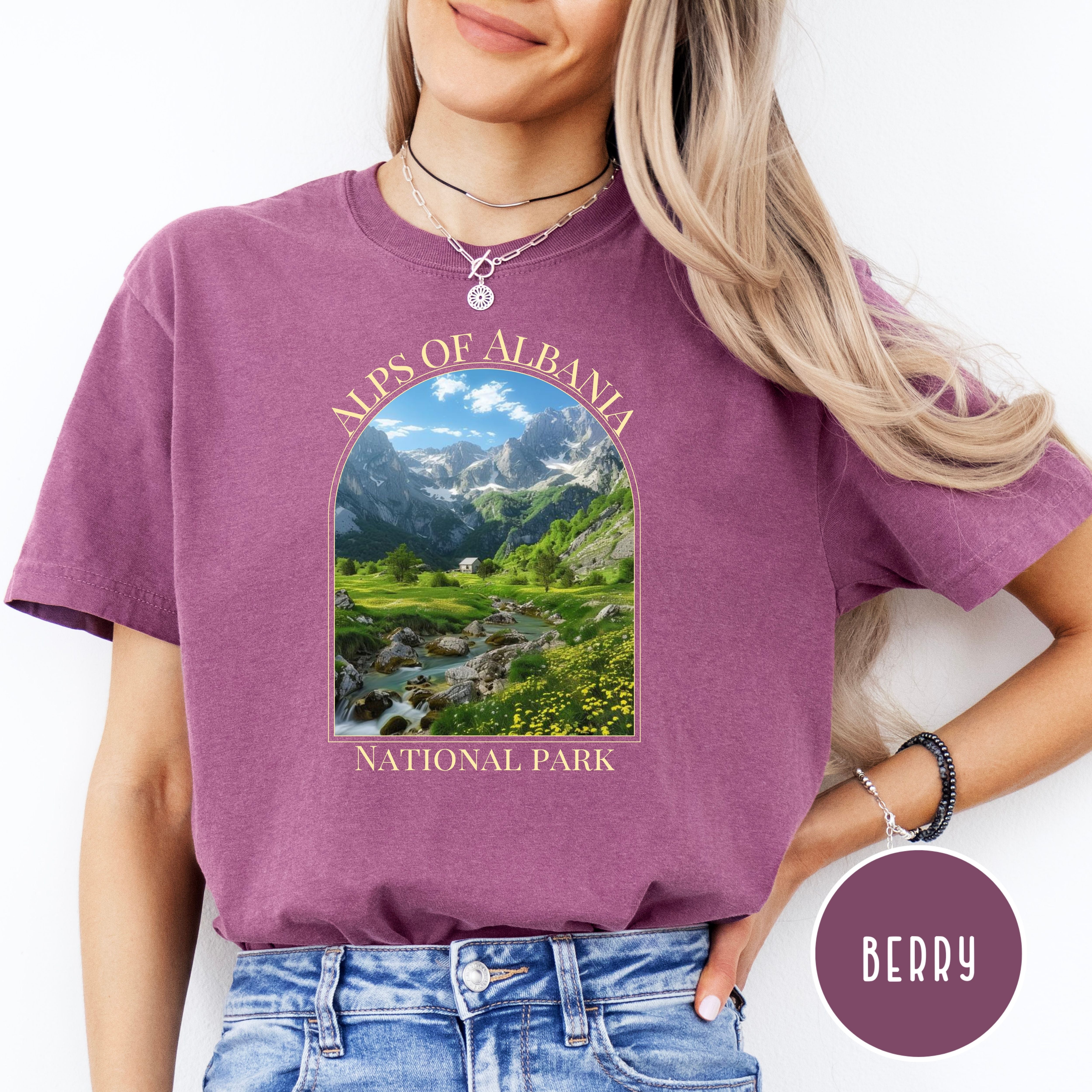 Alps of Albania National Park Comfort Colors® Tee