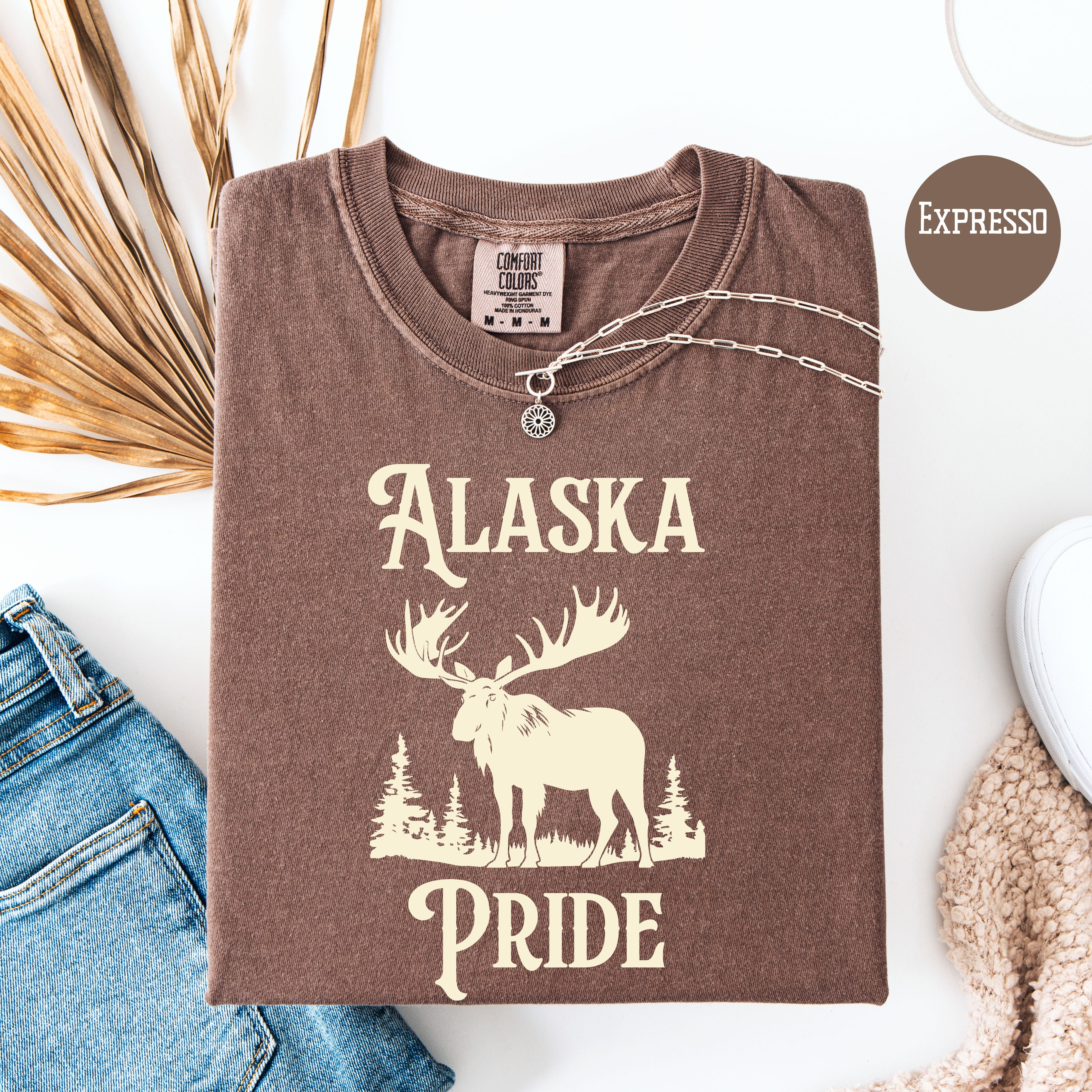 Alaska Pride Comfort Colors Adult Unisex Tee Shirt