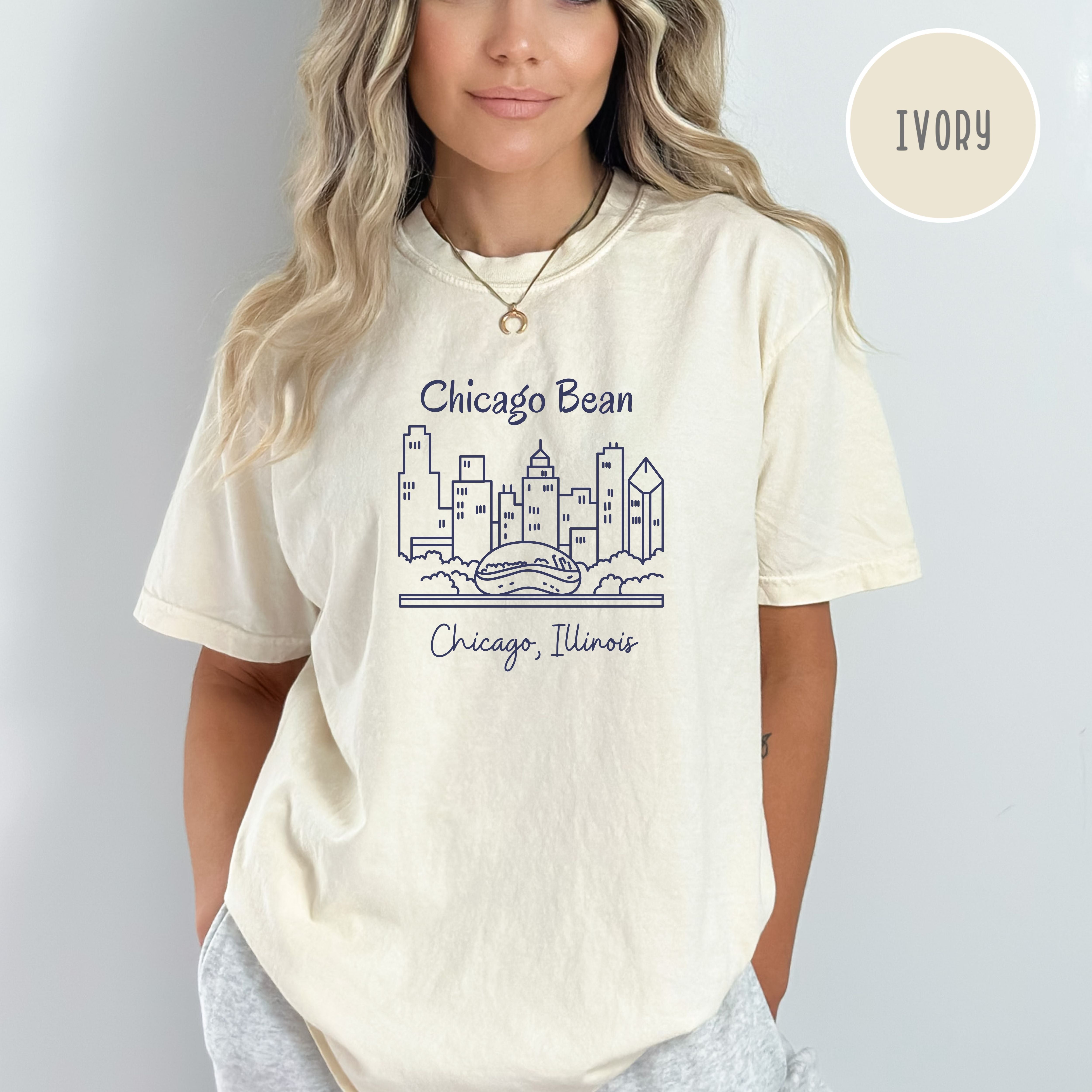 The Chicago Bean Comfort Colors® Tee