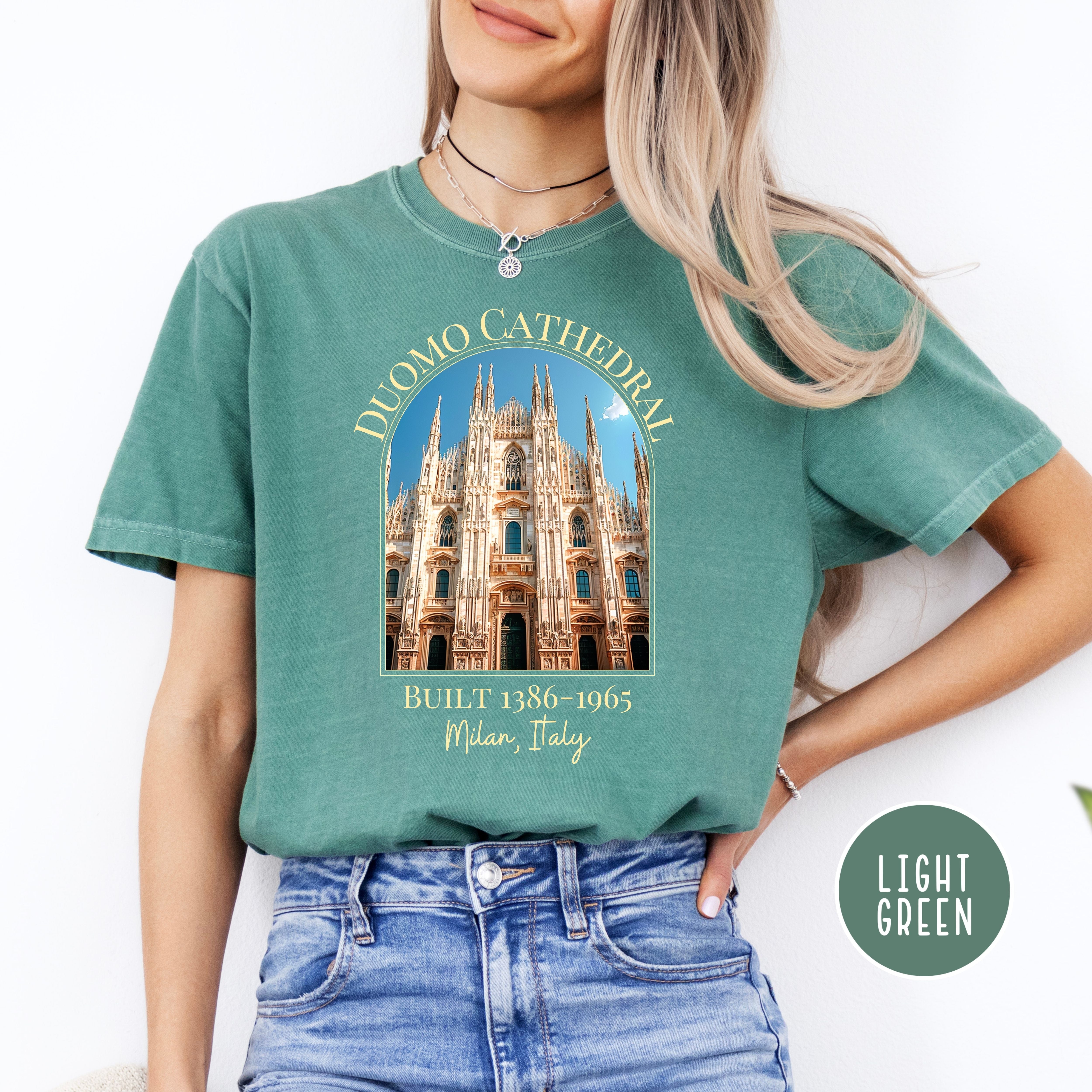 Duomo Cathedral Milan Italy Comfort Colors® Tee