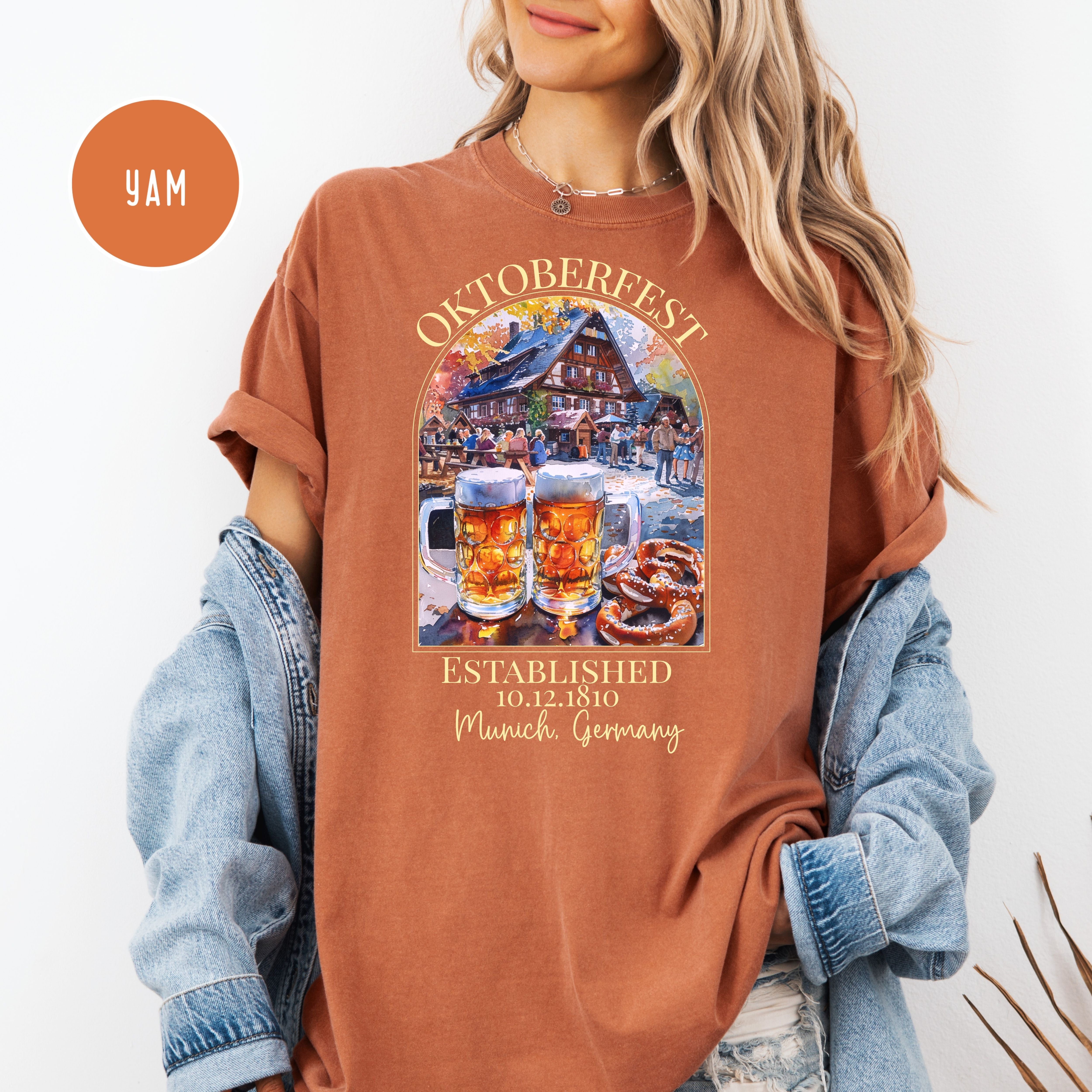 Oktoberfest Celebration Comfort Colors Tee Shirt