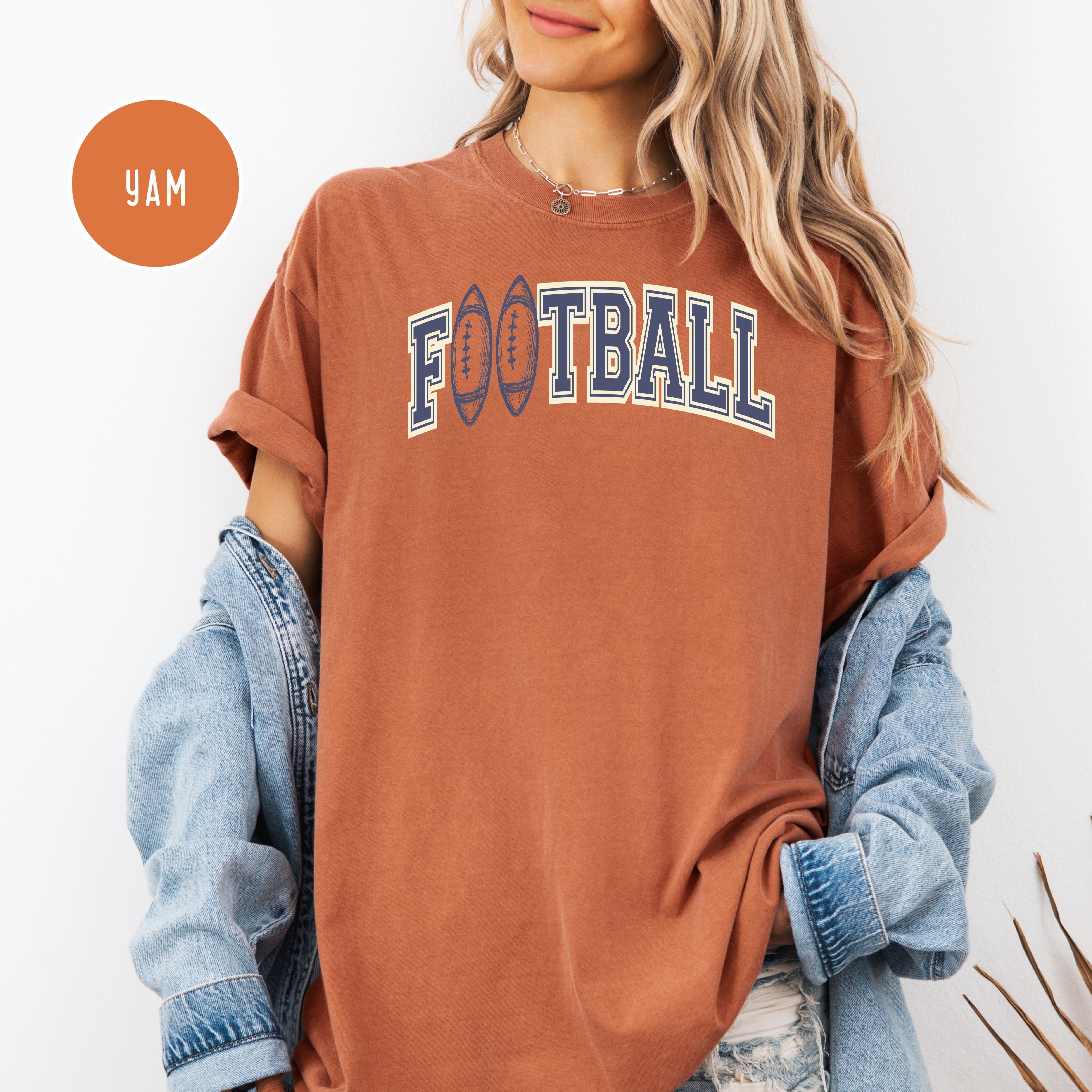 Football Comfort Colors Unisex Gift Shirt for Football Fan