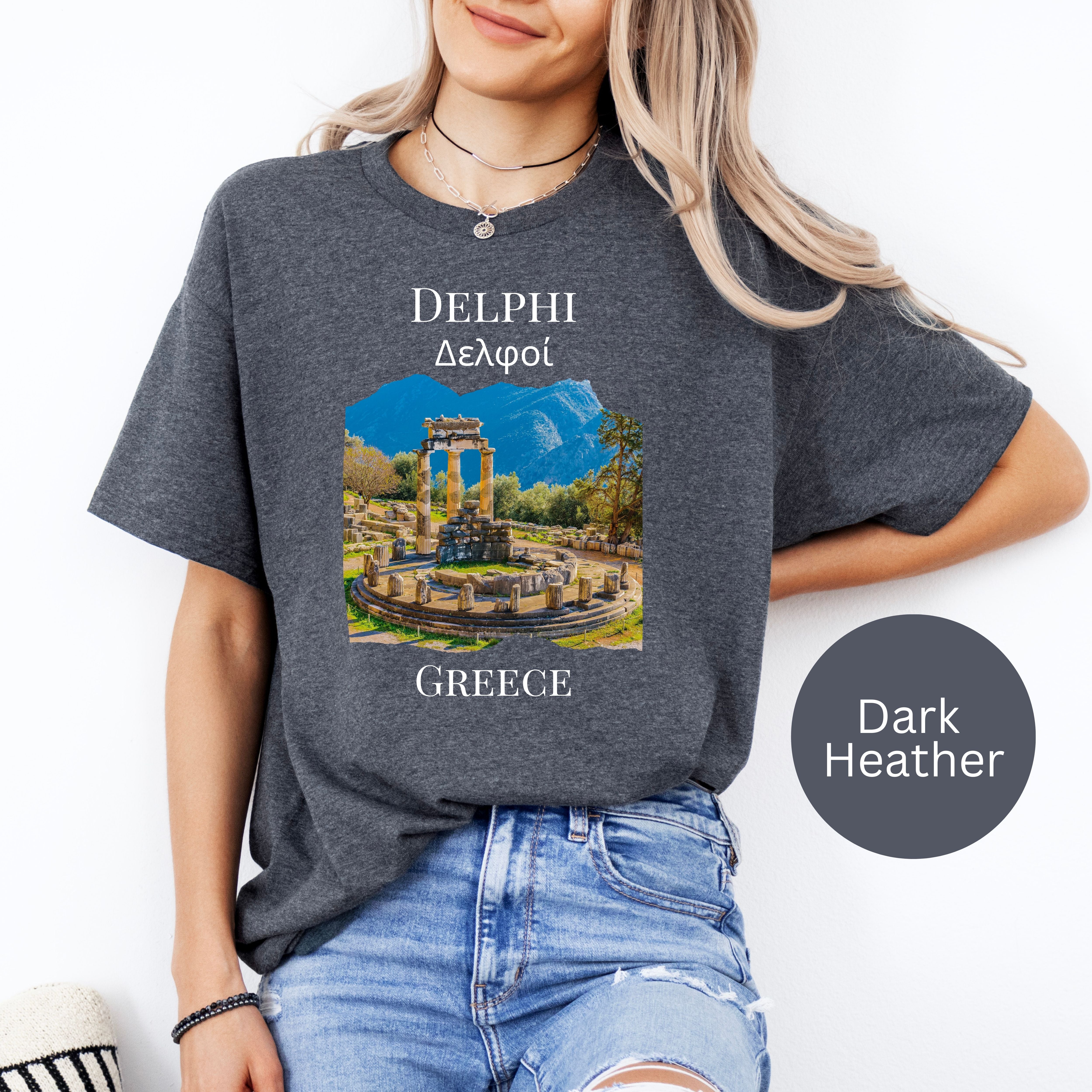 Delphi Greece Vacation Soft-Style Adult Unisex Tee