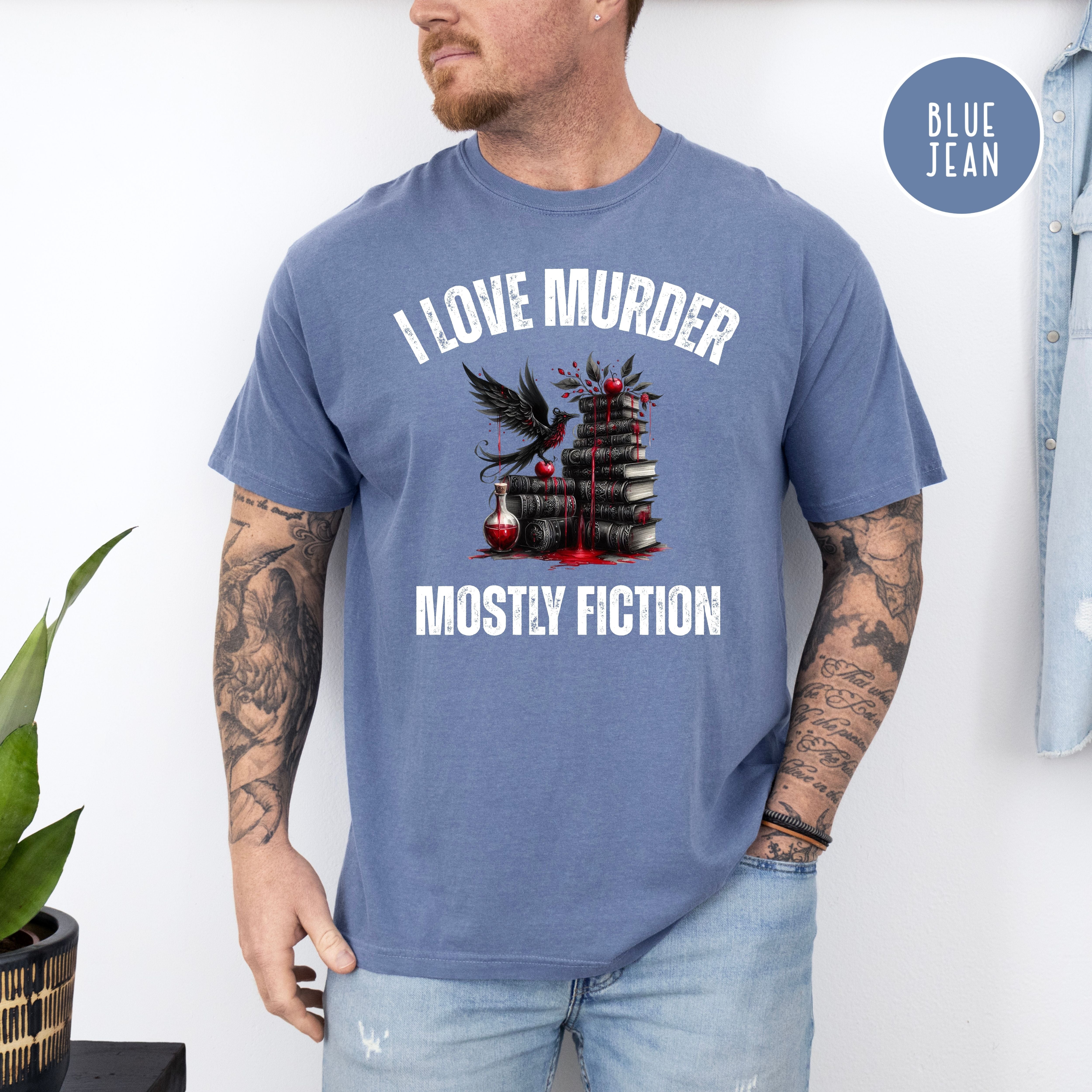 Murder Mystery Book Lover Unisex Comfort Colors T-Shirt
