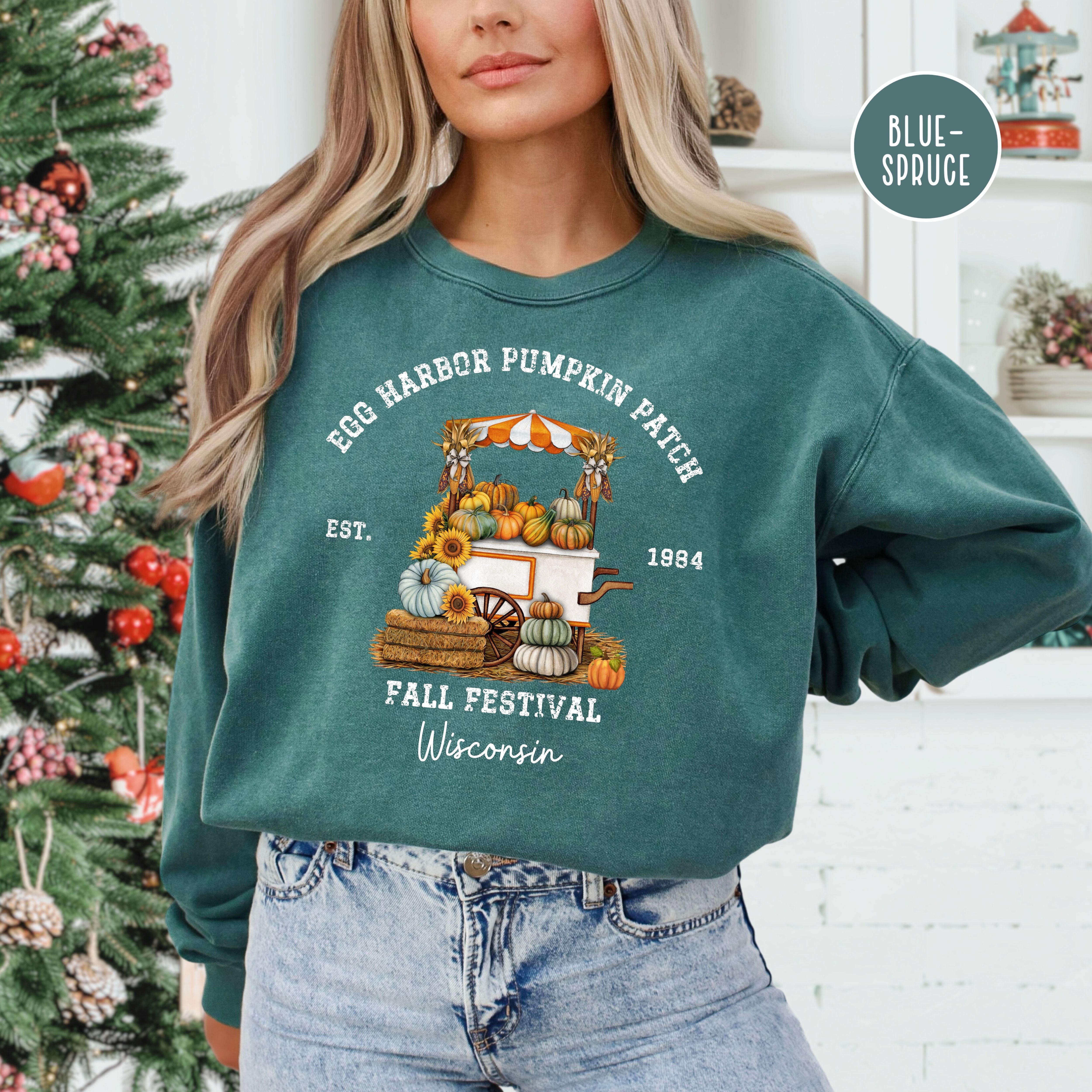 Egg Harbor Door County Pumpkin Patch Comfort Colors® Sweatshirt