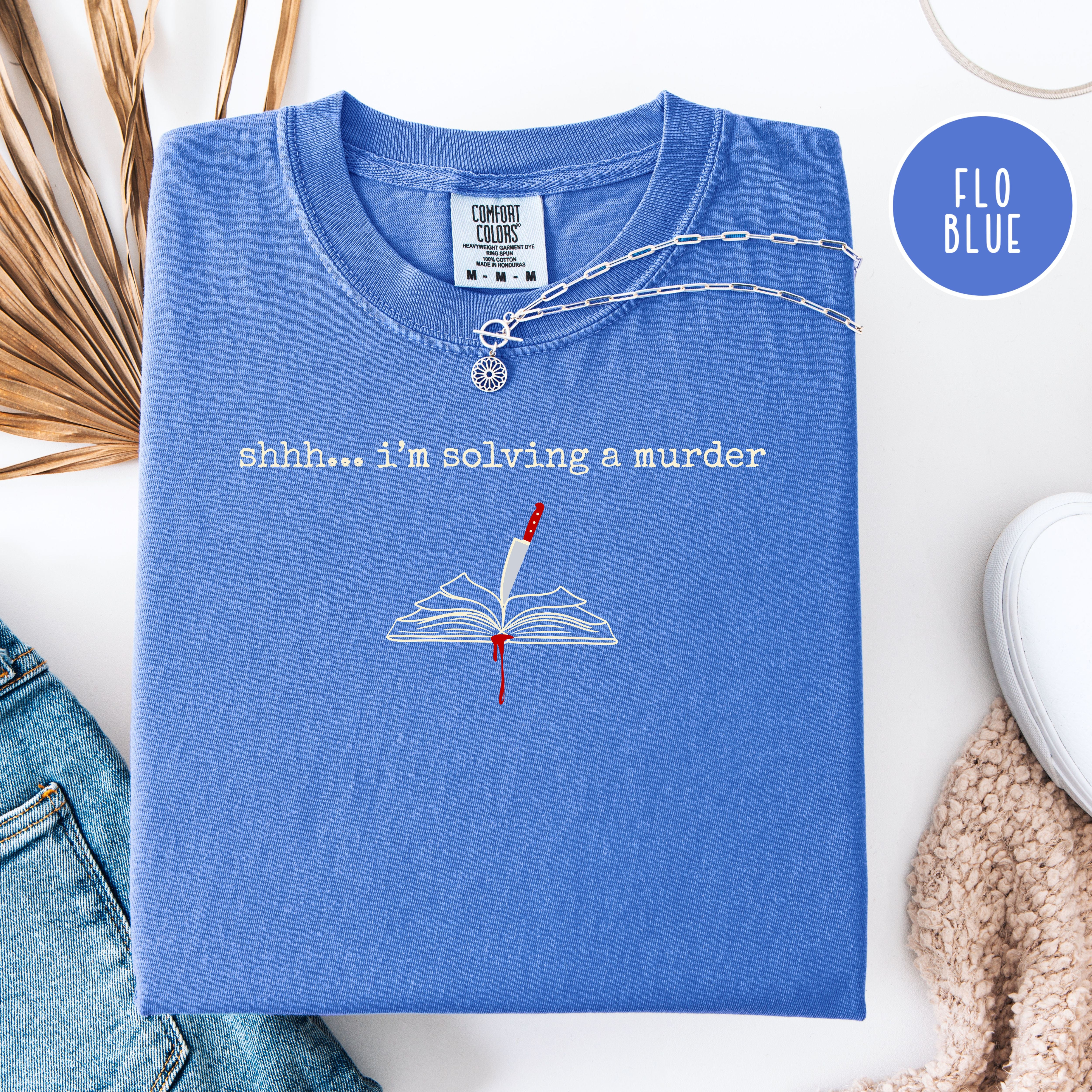 Funny Murder Mystery Book Lovers Comfort Colors Tee