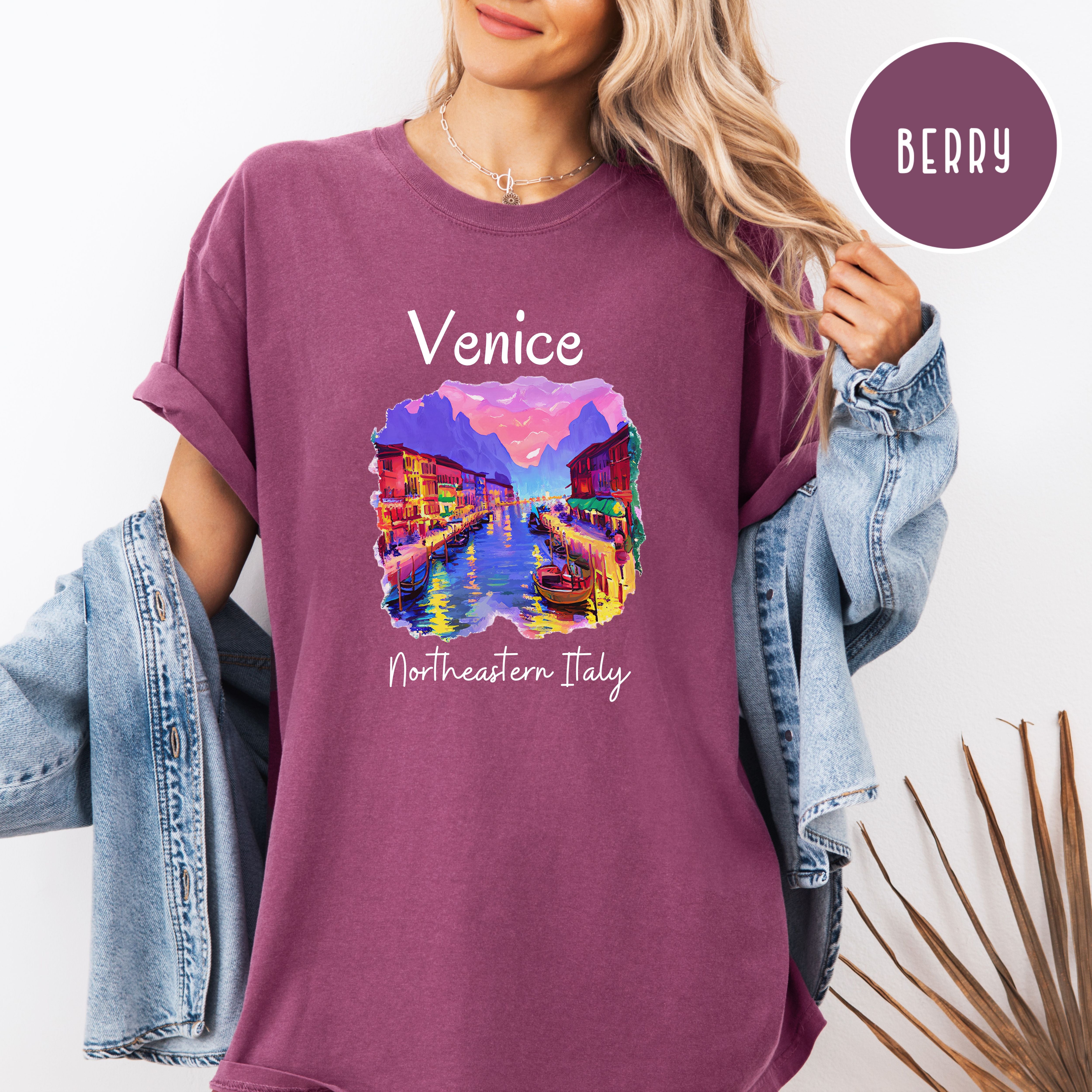 Italy Vacation Gift, Venice Italy Comfort Colors T-Shirt, Venice Gift for Italy Lover