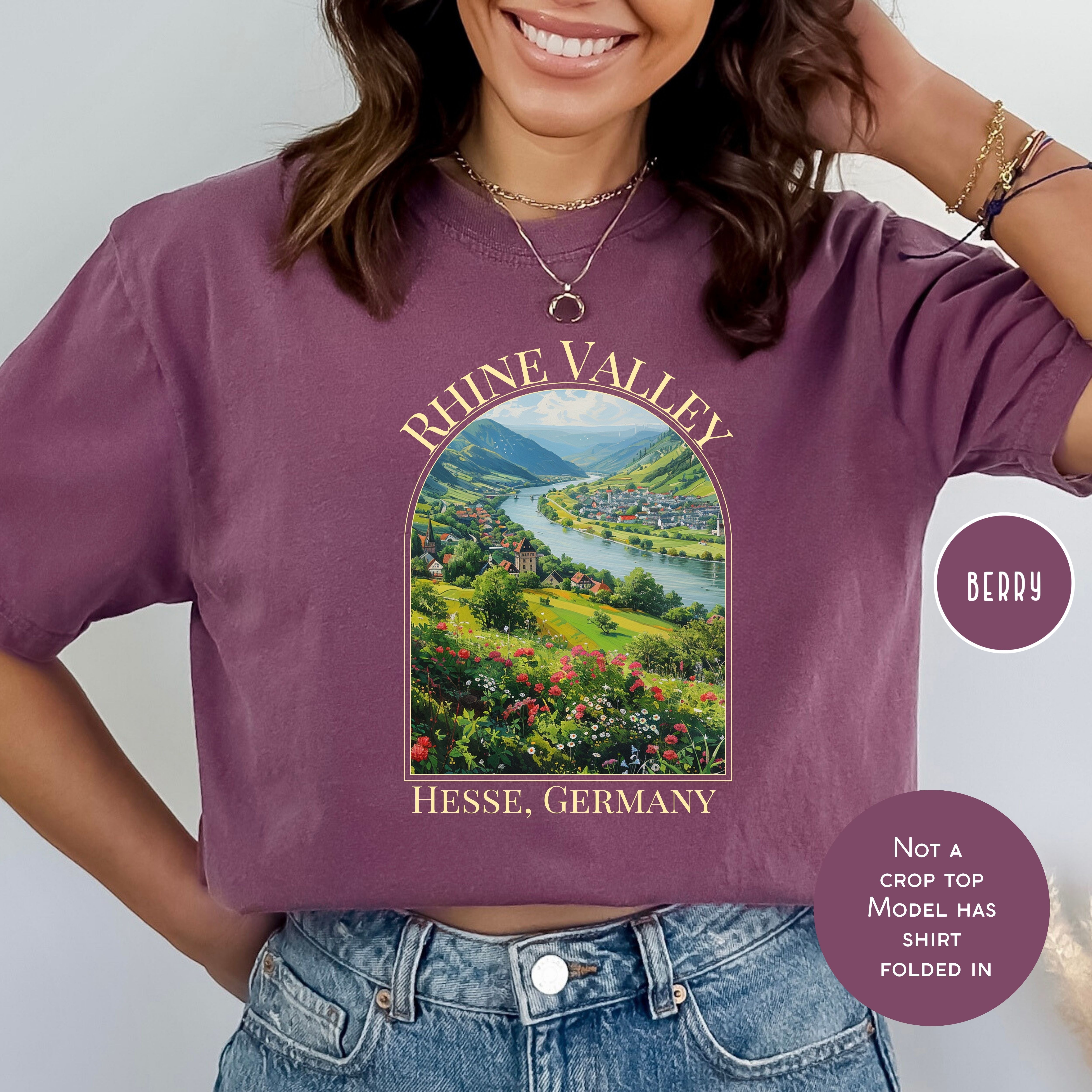 Rhine Valley Hesse Germany Comfort Colors® Tee
