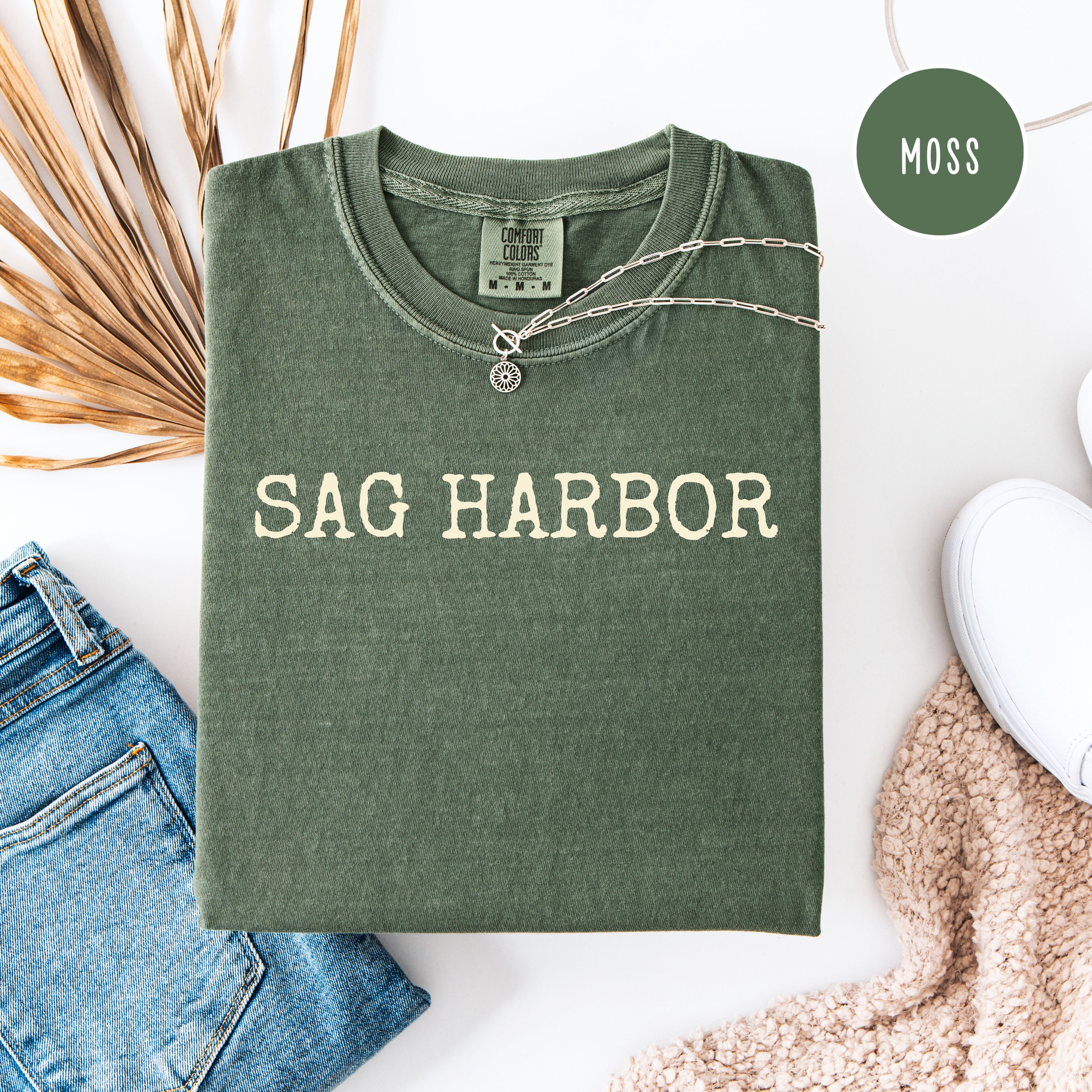 Sag Harbor Hamptons Comfort Colors Vacation Beach Tee