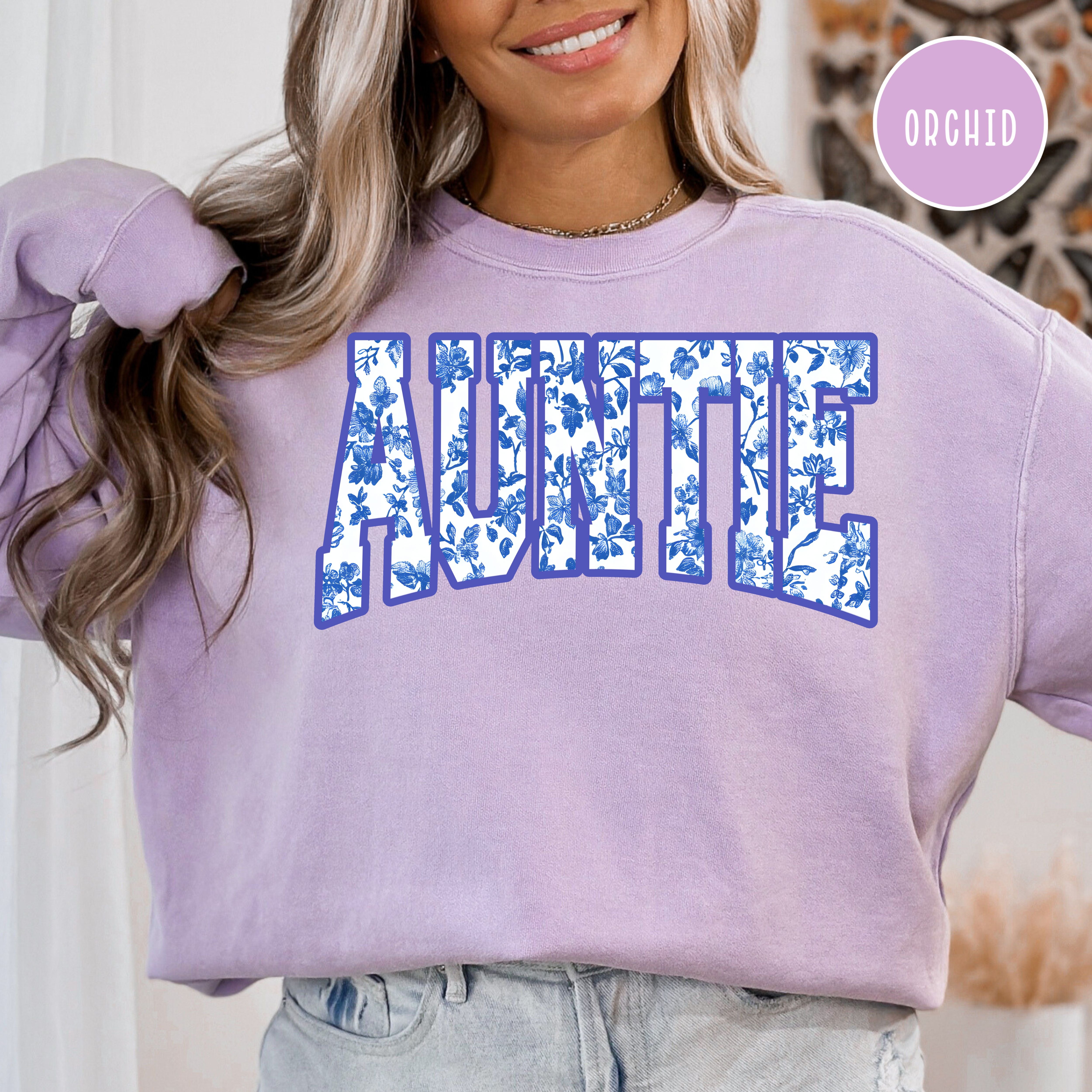 Auntie French Toile Comfort Colors® Sweatshirt