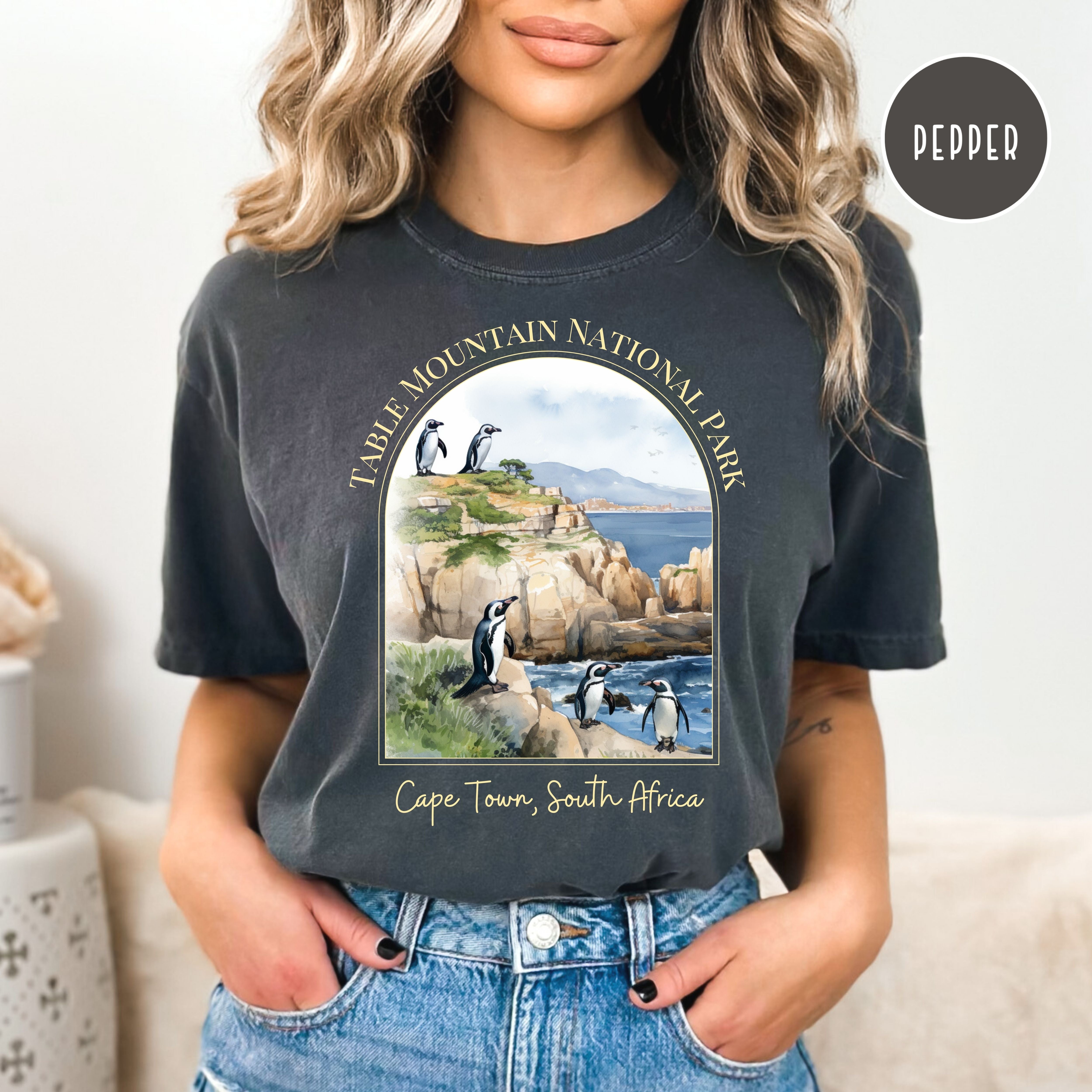 Table Mountain National Park Cape Town South Africa Comfort Colors® Tee