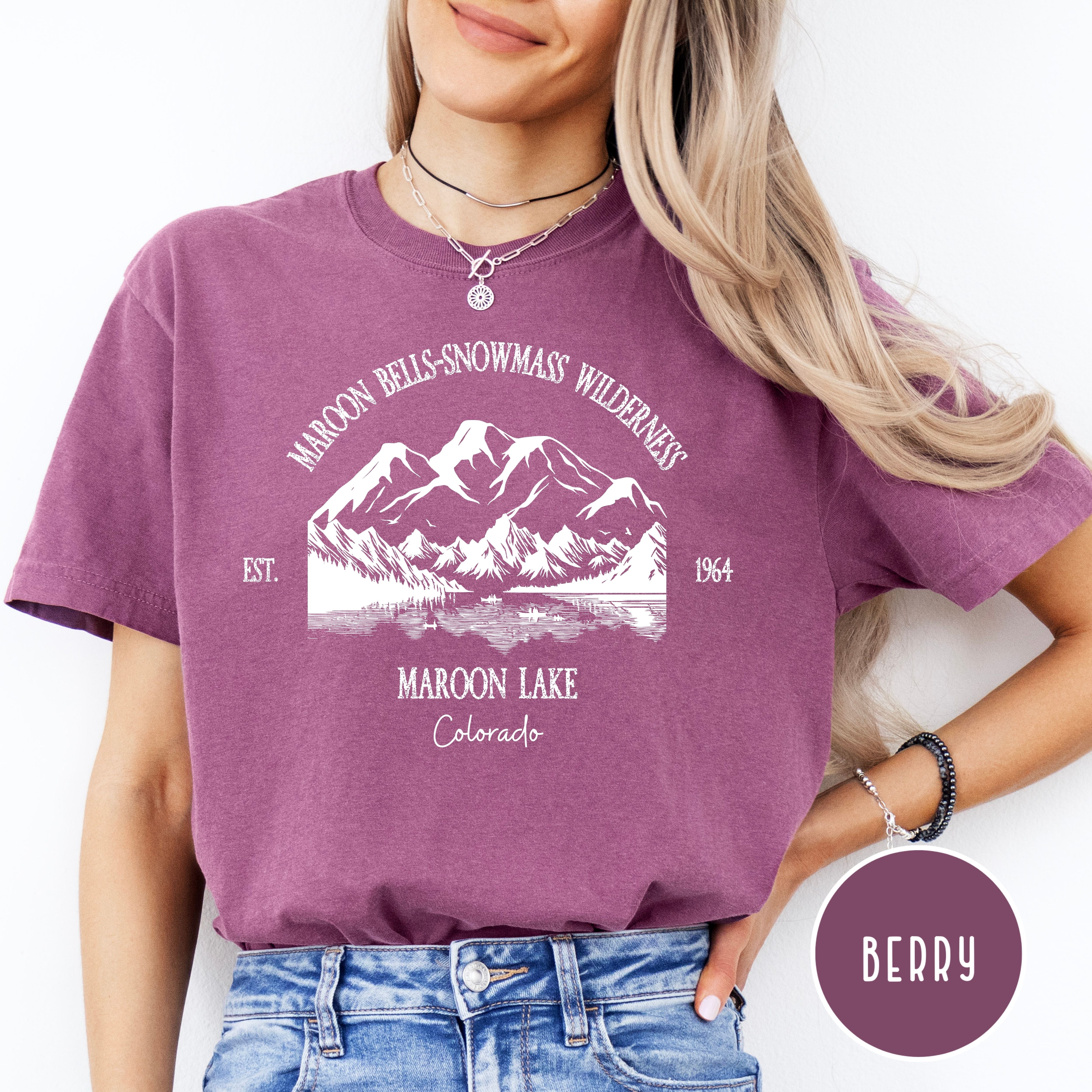 Maroon Bells-Snowmass Wilderness Maroon Lake Comfort Colors® Tee