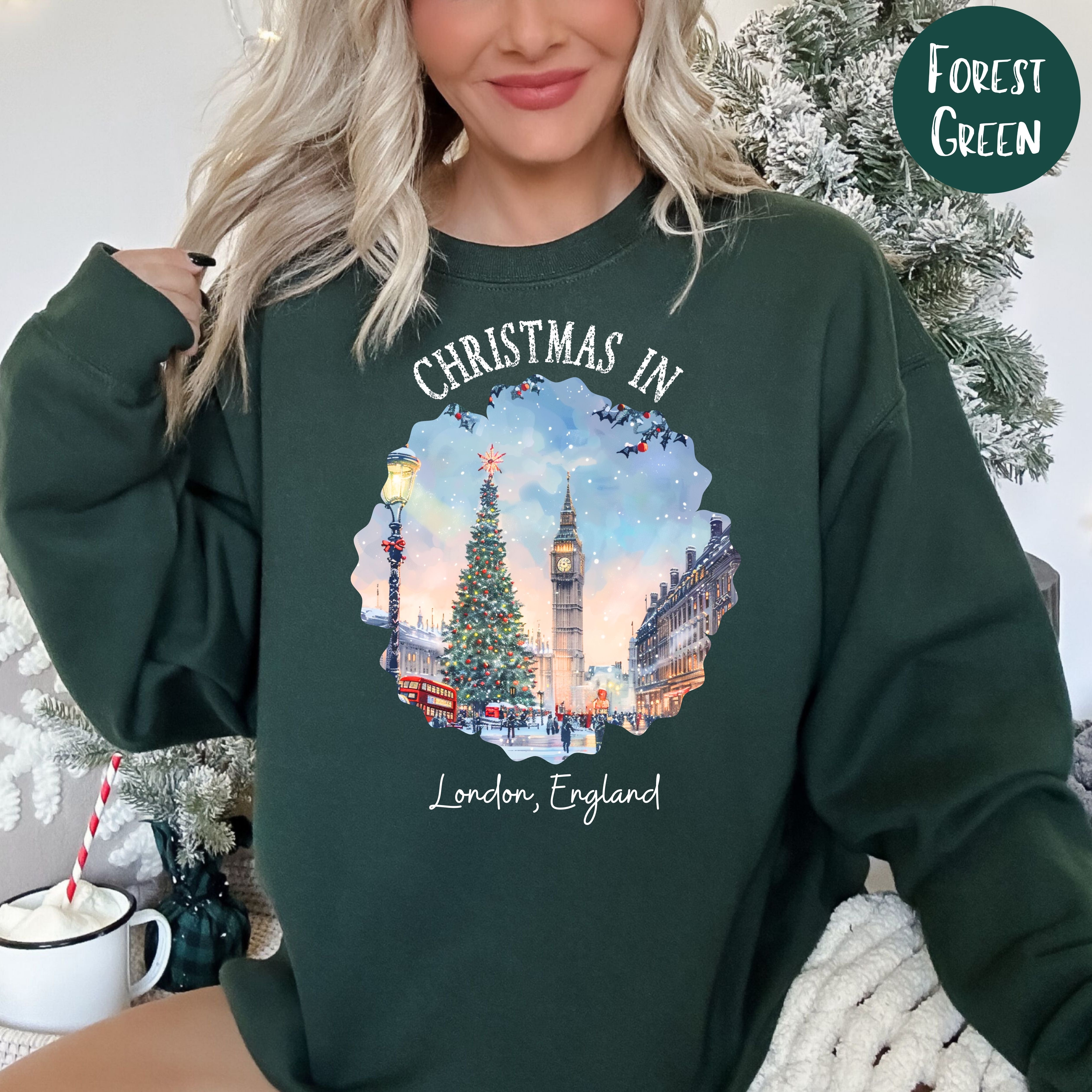 Christmas in London Unisex Sweatshirt
