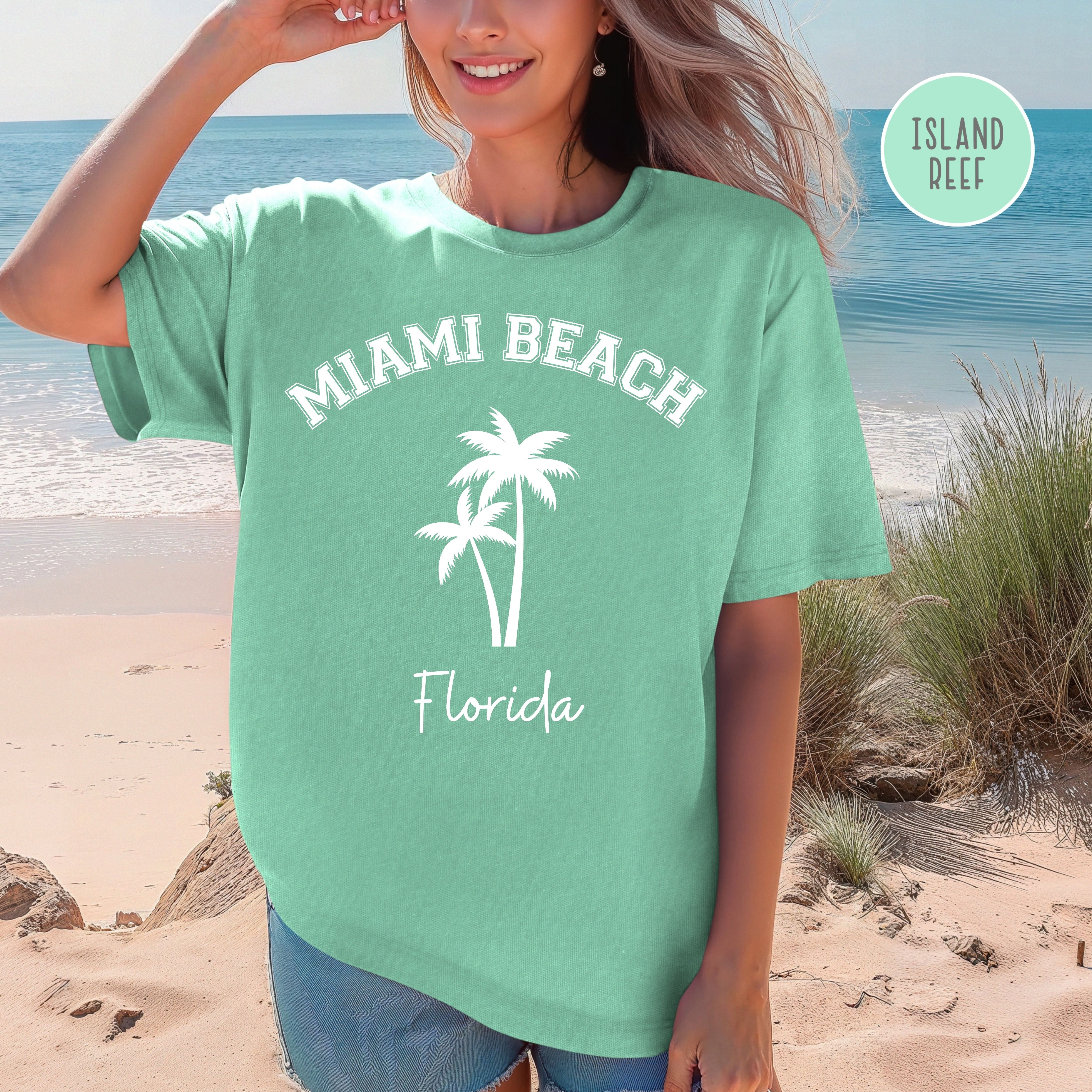 Miami Beach Florida Comfort Colors Tee