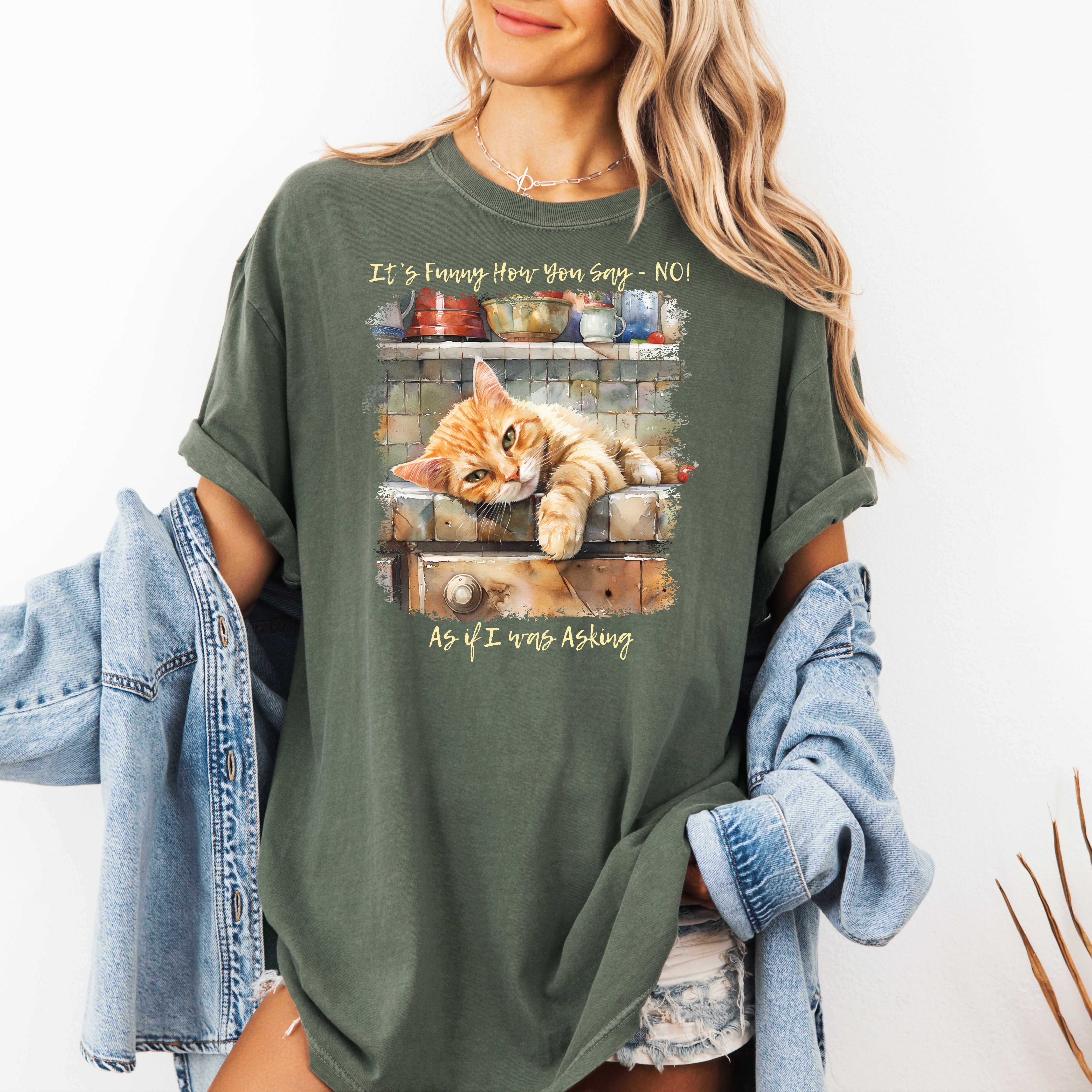 Funny Cat Lover Comfort Colors T-Shirt