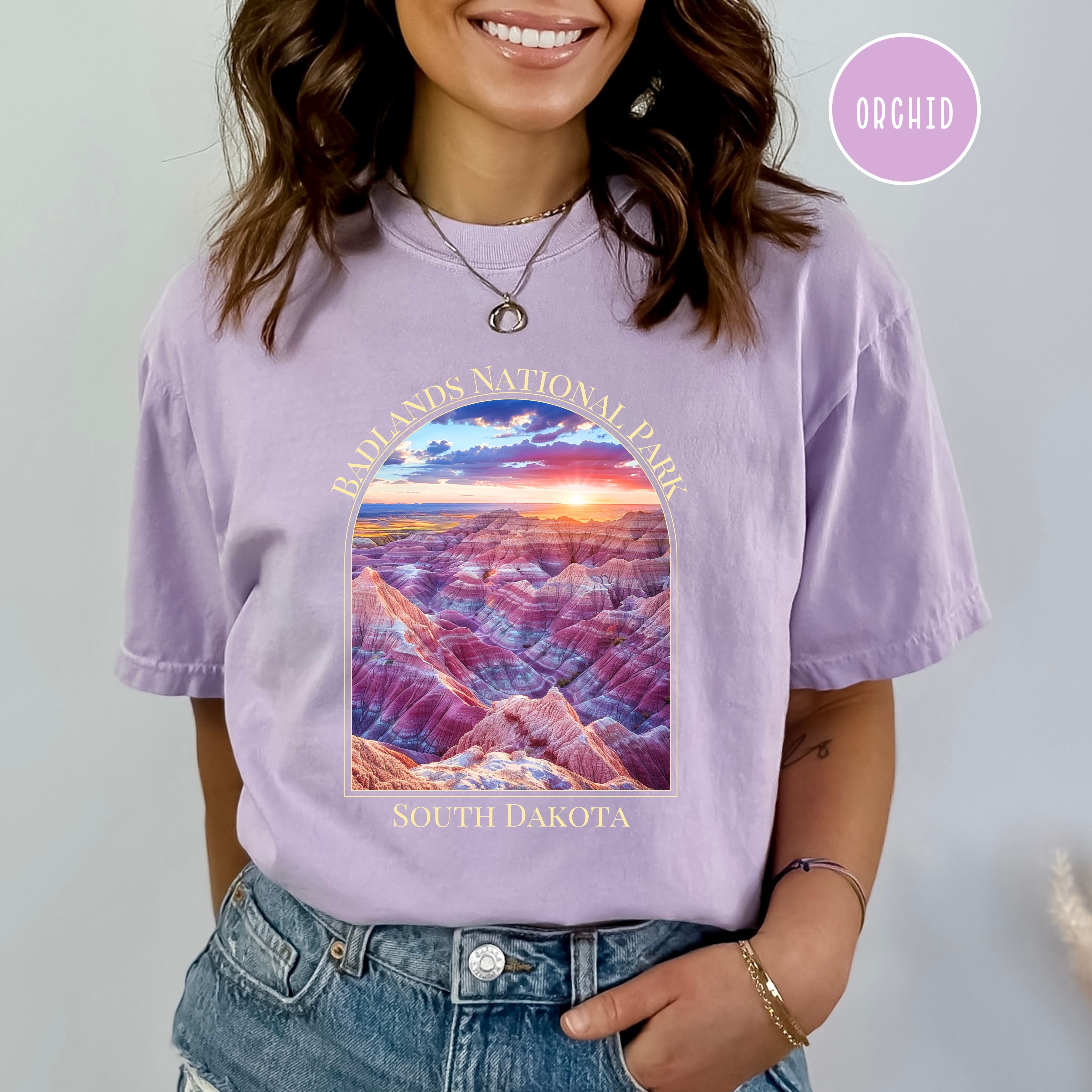Badlands National Park South Dakota Comfort Colors Tee