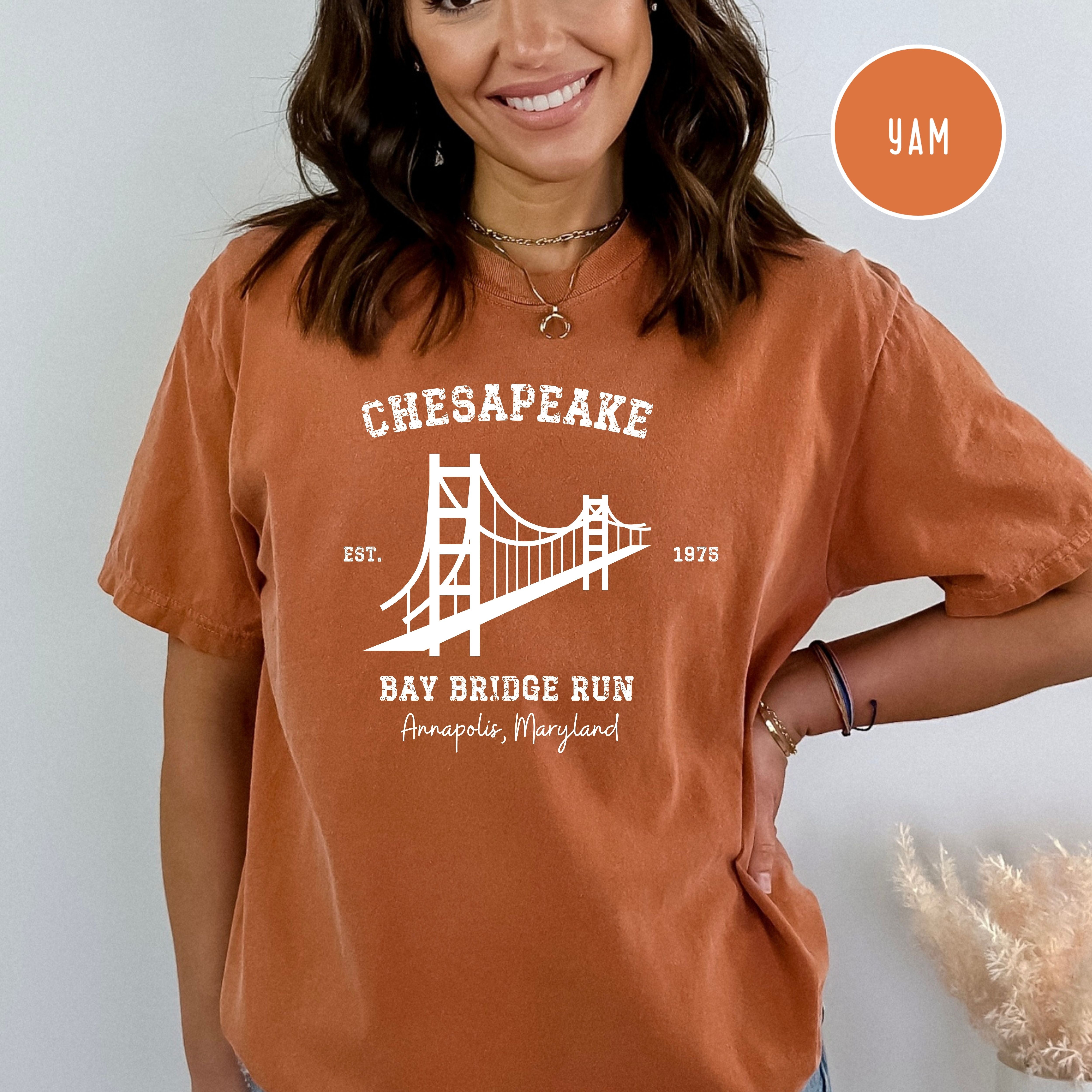 Bay Bridge Run Grunge Style Comfort Colors® Tee