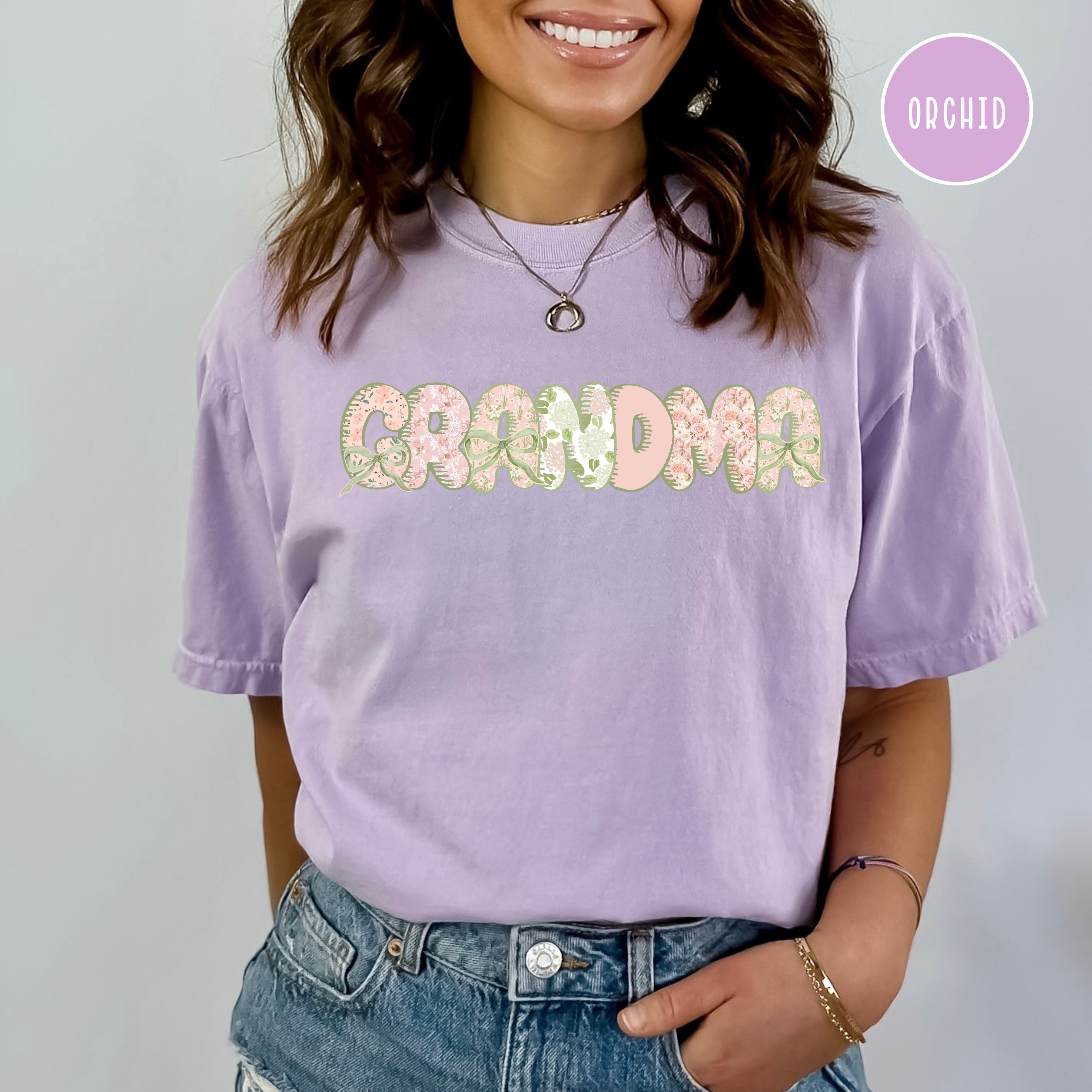 Soft Pastel Coquette Grandma Comfort Colors Tee