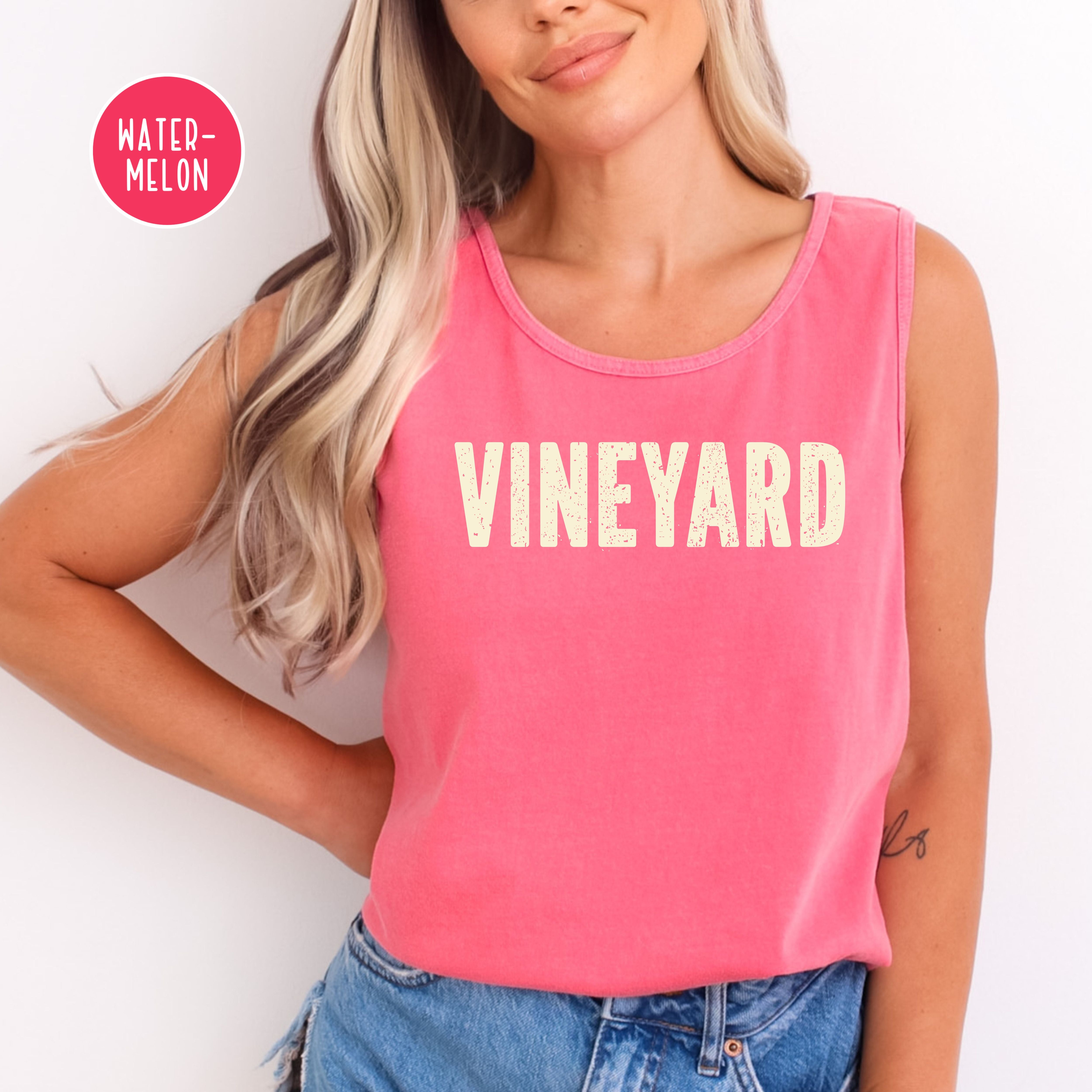 Martha's Vineyard Comfort Colors Vacation Tank Top