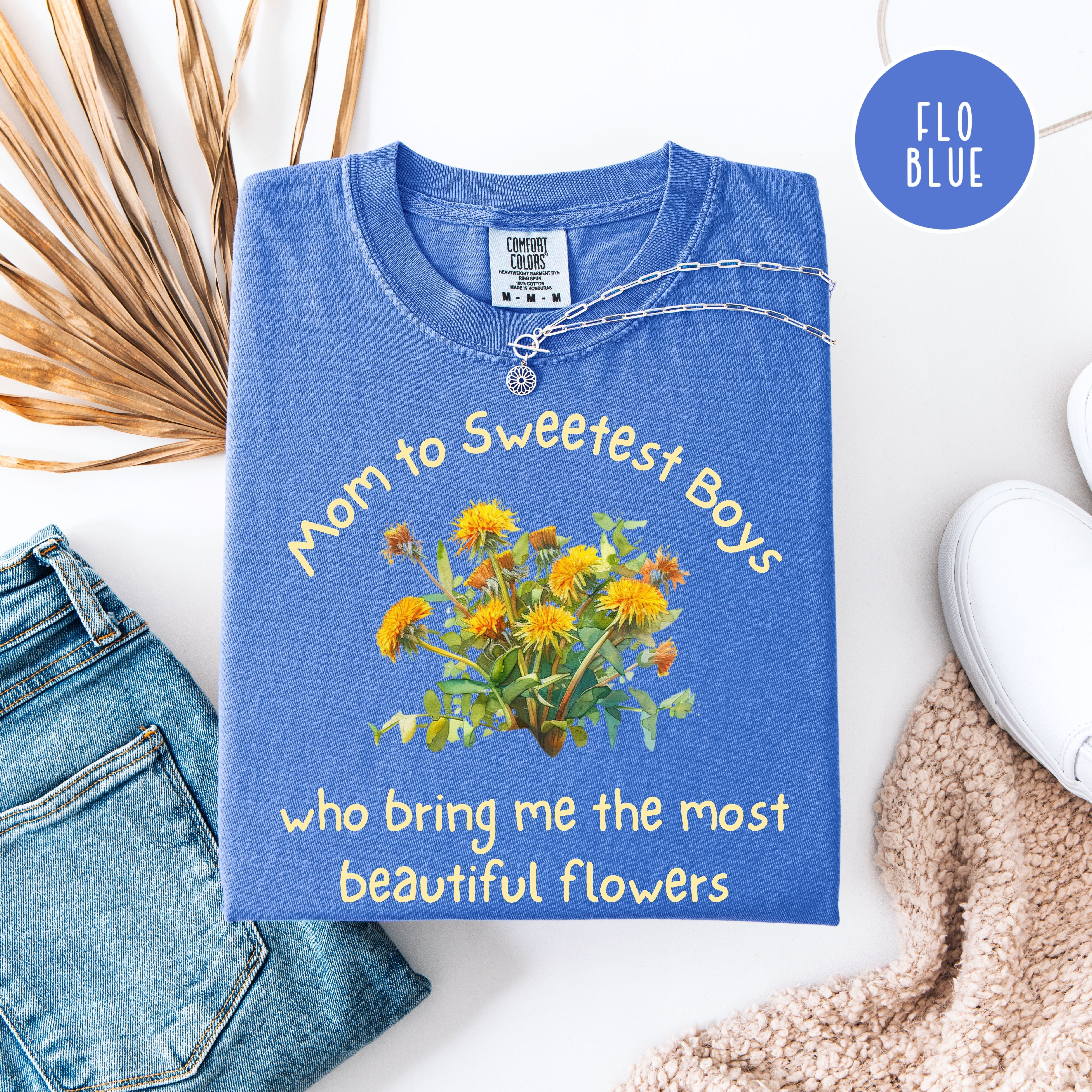 Mom To Boys Comfort Colors T-Shirt,  Mom To Young Boys Shirt